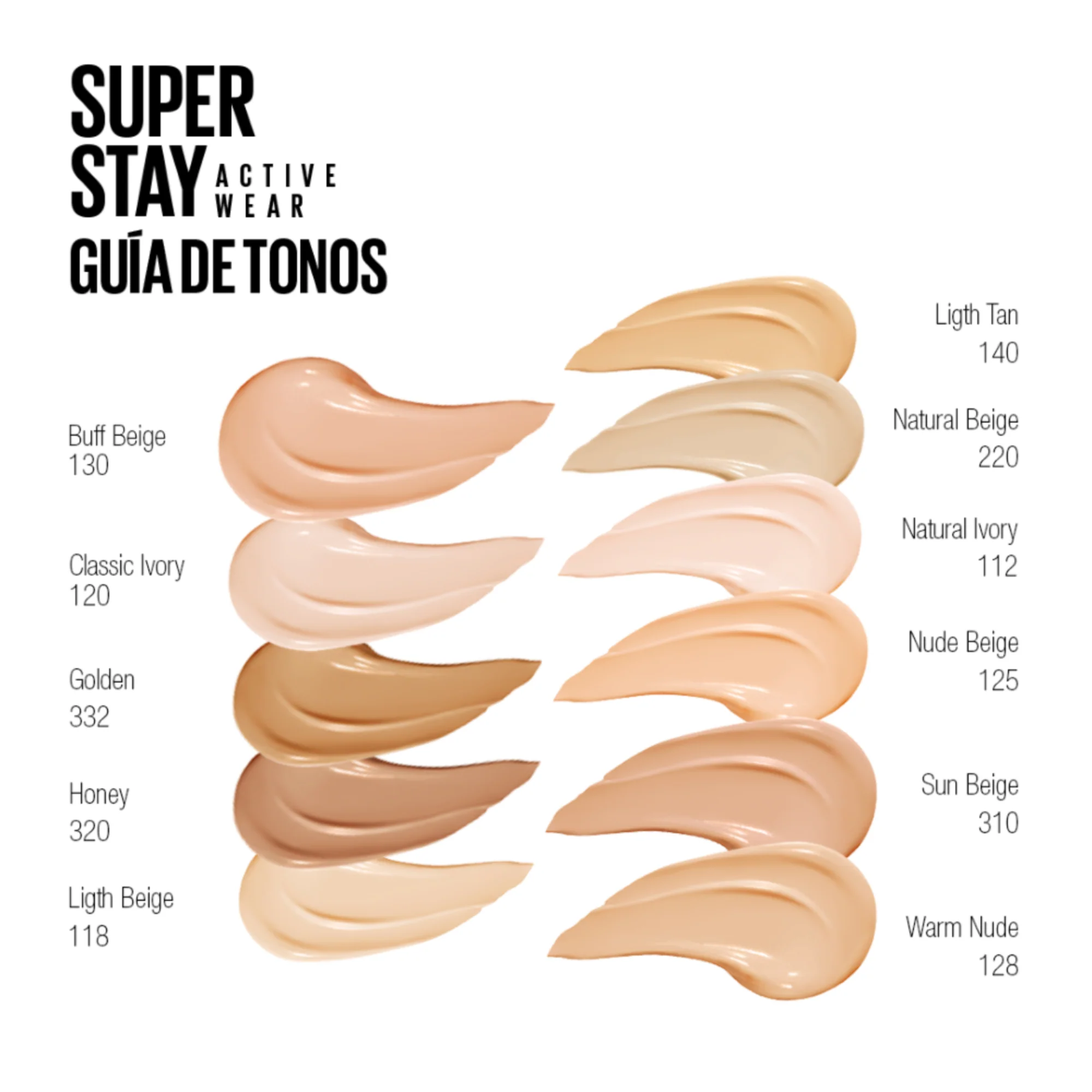Base Maybelline Superstay Full Coverage 118 Light Beige X 30Ml - Image 8