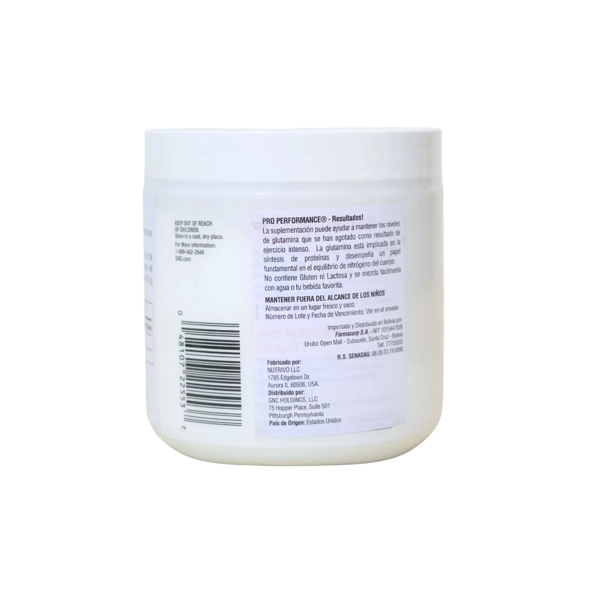 Suplemento Gnc Pro L-Glutamina 5000Mg Sin Sabor X 225G - Image 3
