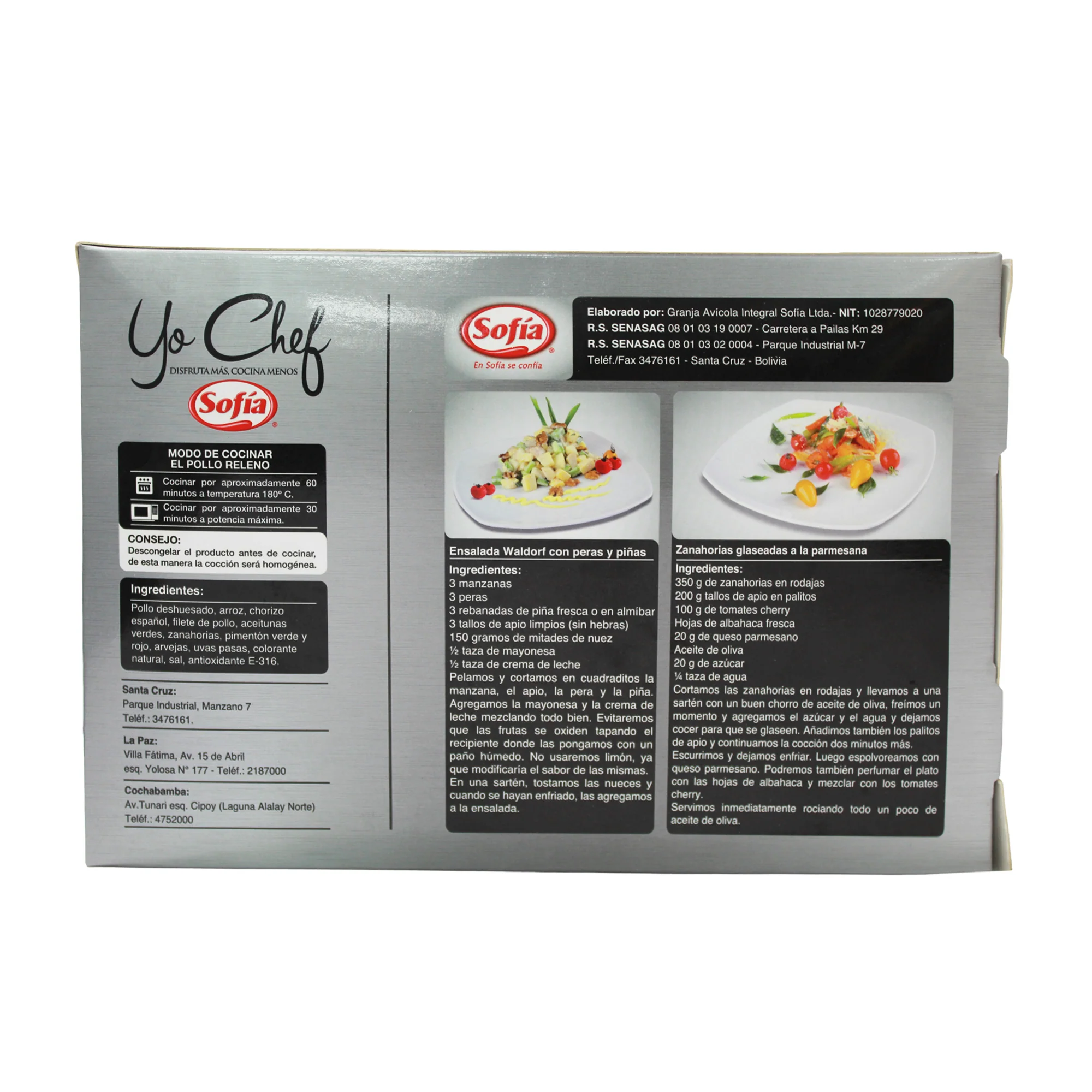 Pollo Relleno Sofía Con Arroz A La Valenciana En Caja - Image 4