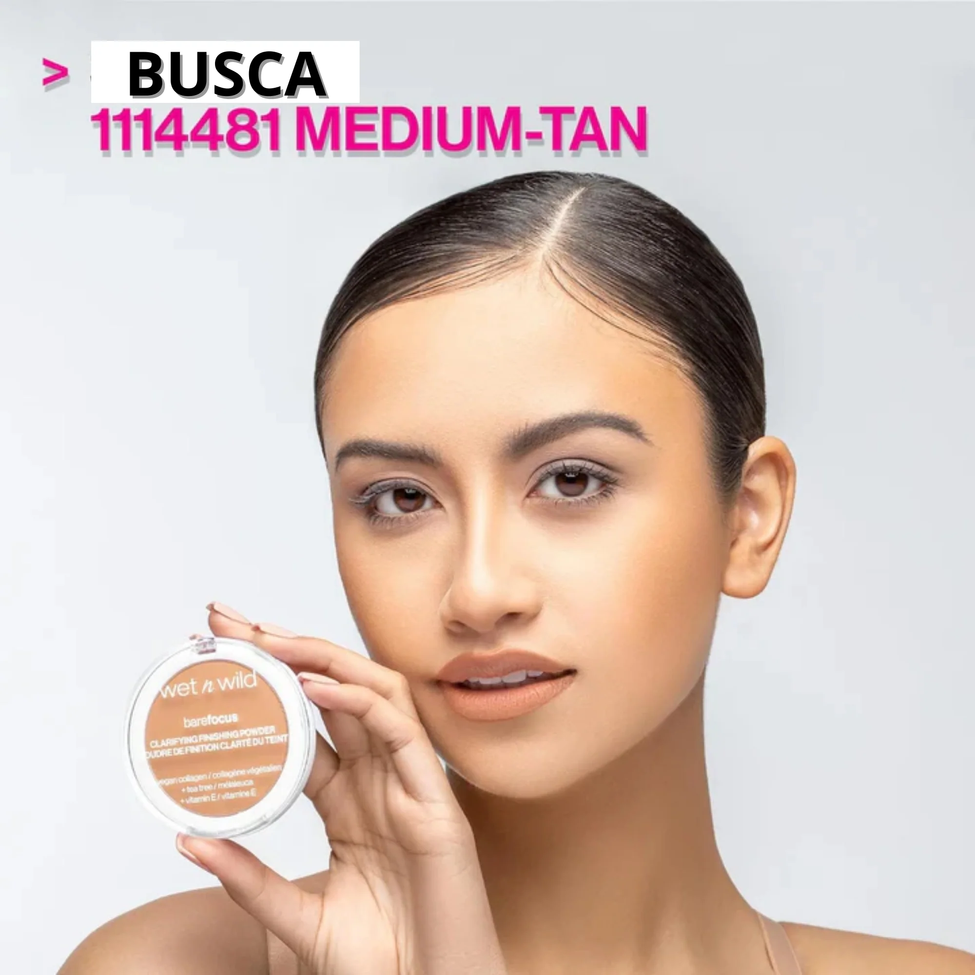 Polvo Compacto Wet N Wild Clarifying Medium/Tan X 7.8G - Image 4