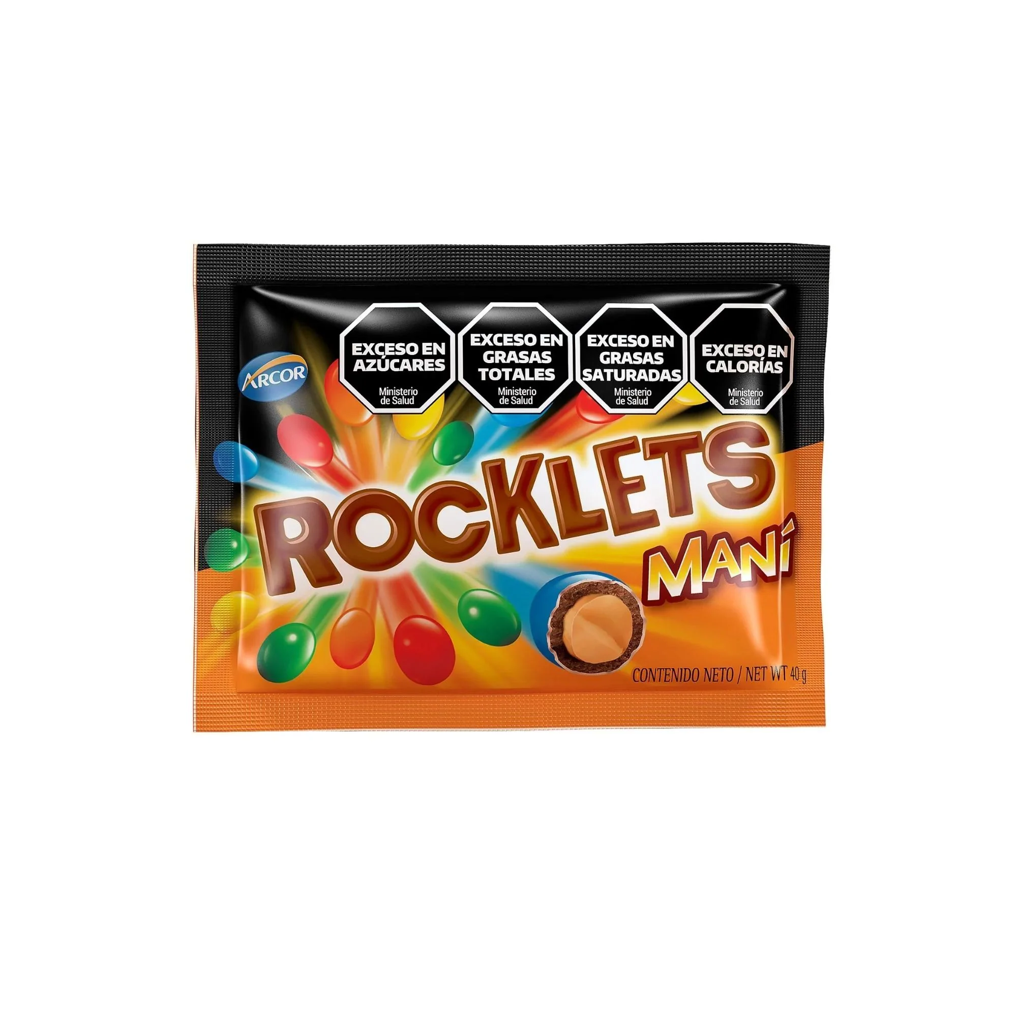 Rocklets Mani Con Chocolate Confitado X 40G