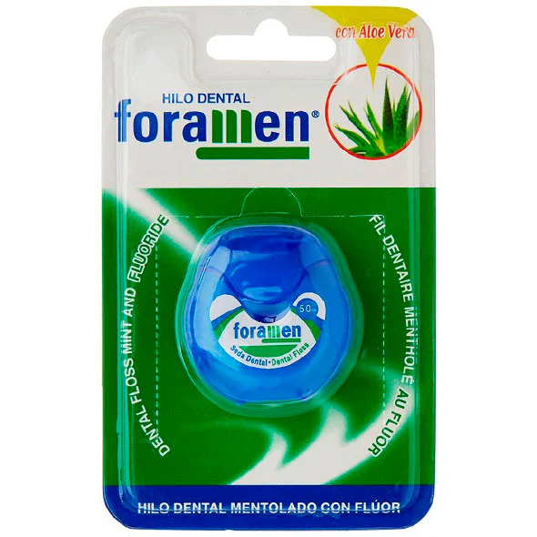 Hilo Dental Foramen Mentolado Con Flúor X Unidad