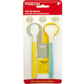 Juego De Cucharas Pigeon Silicona X Blister