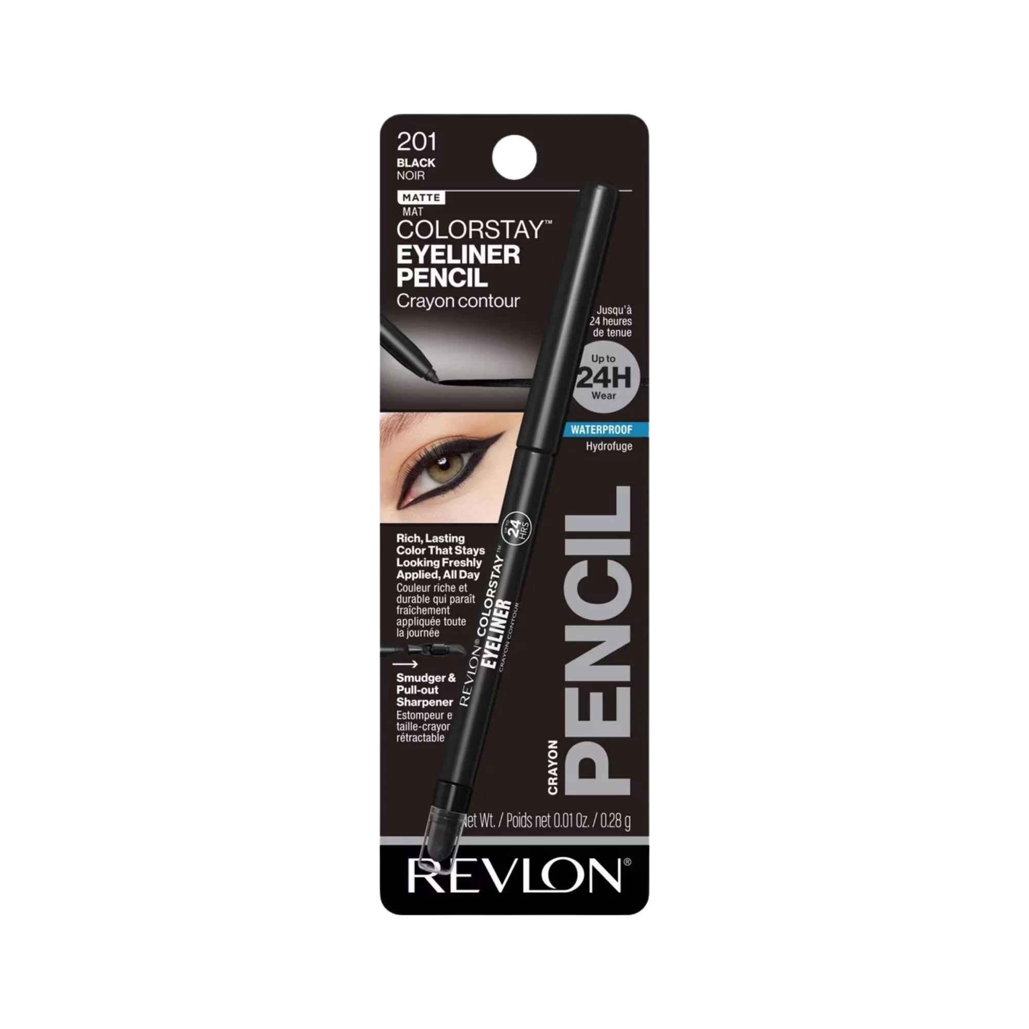 Delineador Para Ojos Revlon Colorstay Tono 201 Black Noir - Image 2