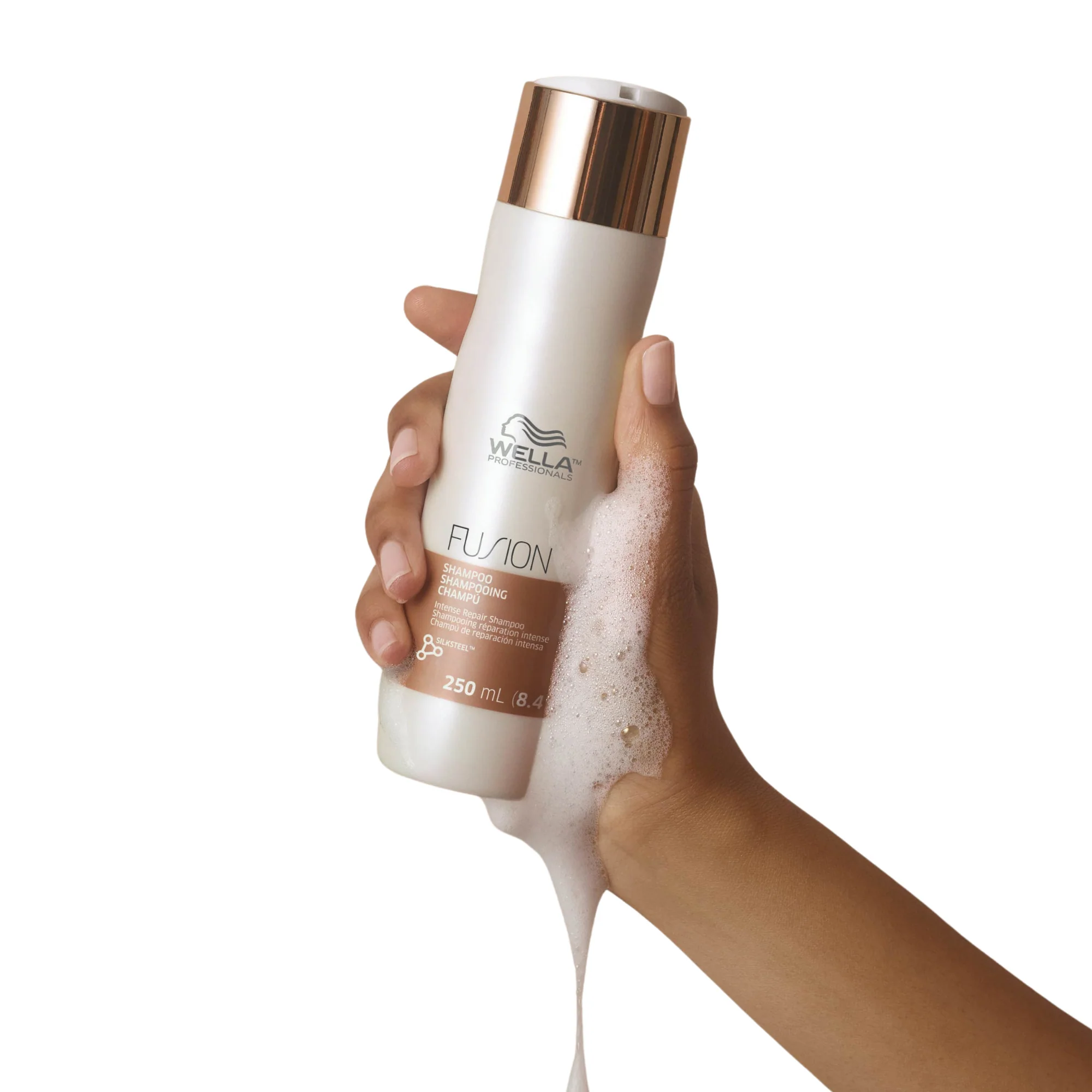 Shampoo Intense Repair Wella Professional Fusión X 250Ml - Image 4