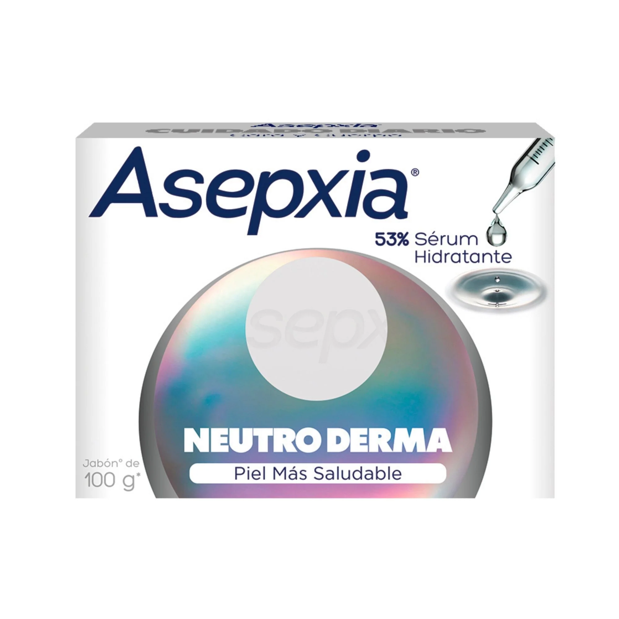 Jabón Asepxia 53% Serum Neutro Derma X 100G