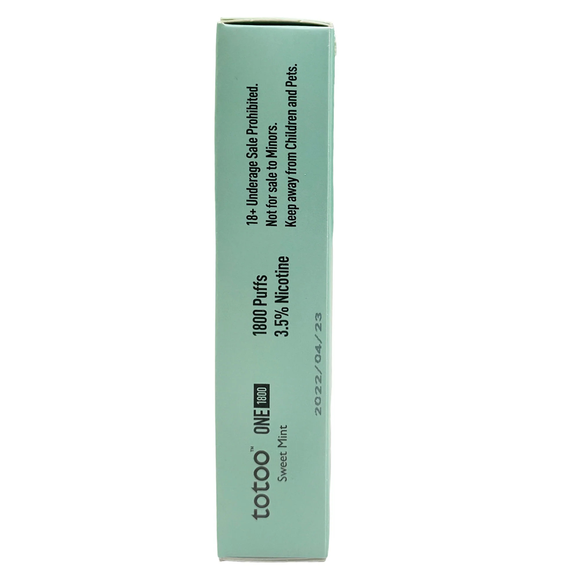 Totoo One Sweet Mint Vape 1800 Puffs - Image 4