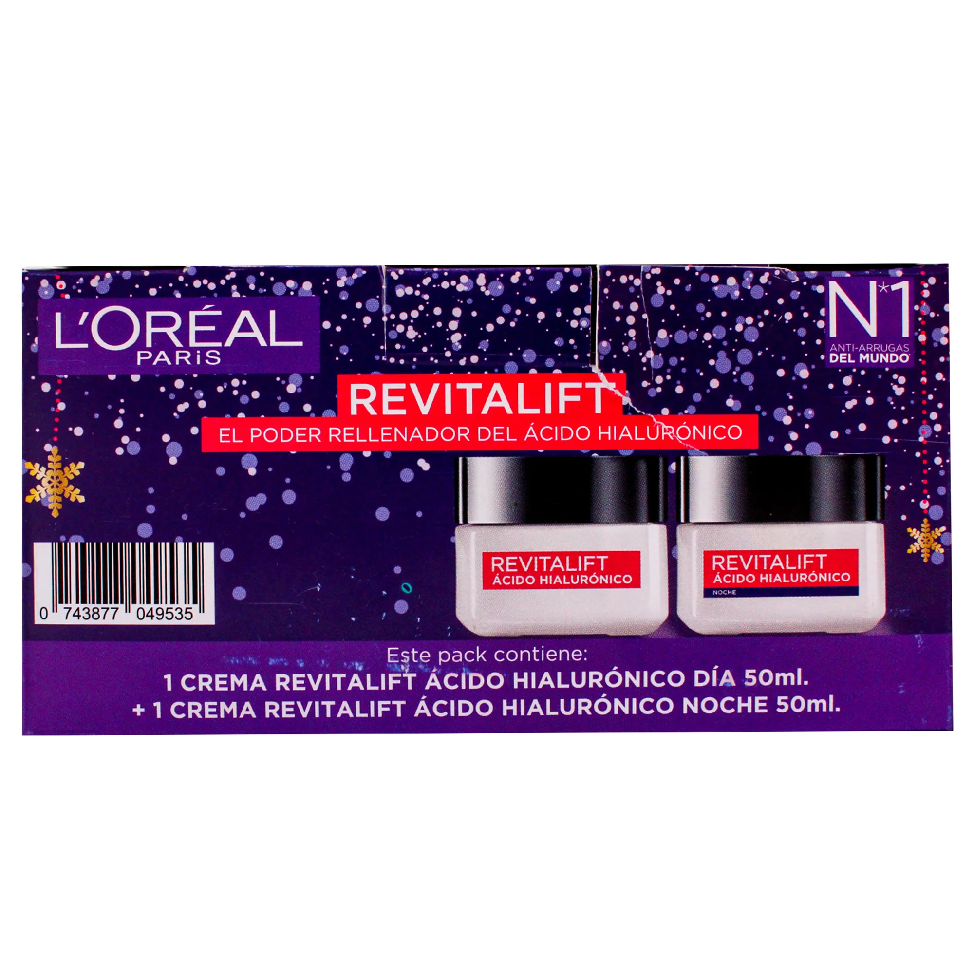 Pack Loreal Revitalift Ácido Hialurónico Día + Noche - Image 2