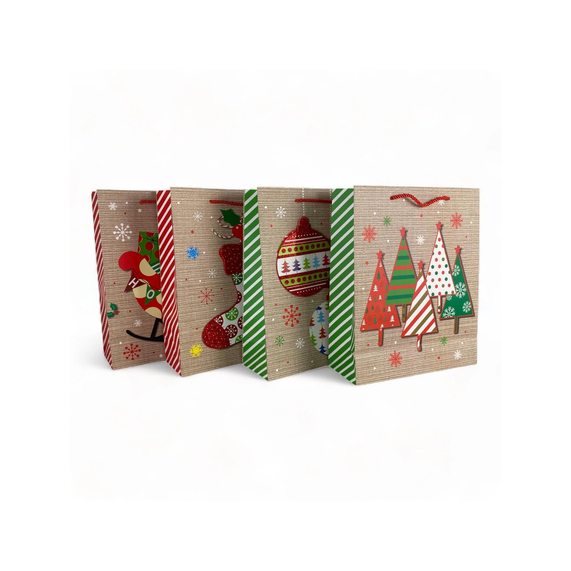 Bolsa De Regalo Santini Accesorios De Navidad M