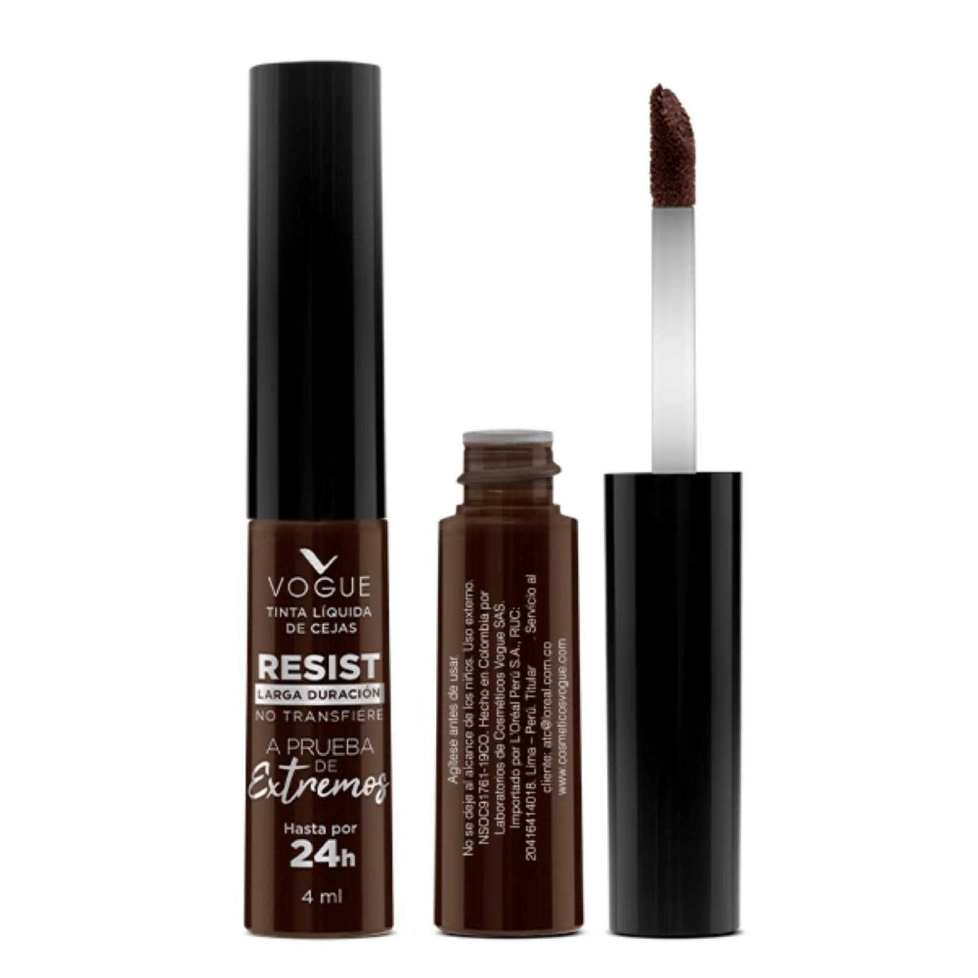 Tinta Para Cejas Vogue Liquida Resist Tono Café X 4Ml - Image 8