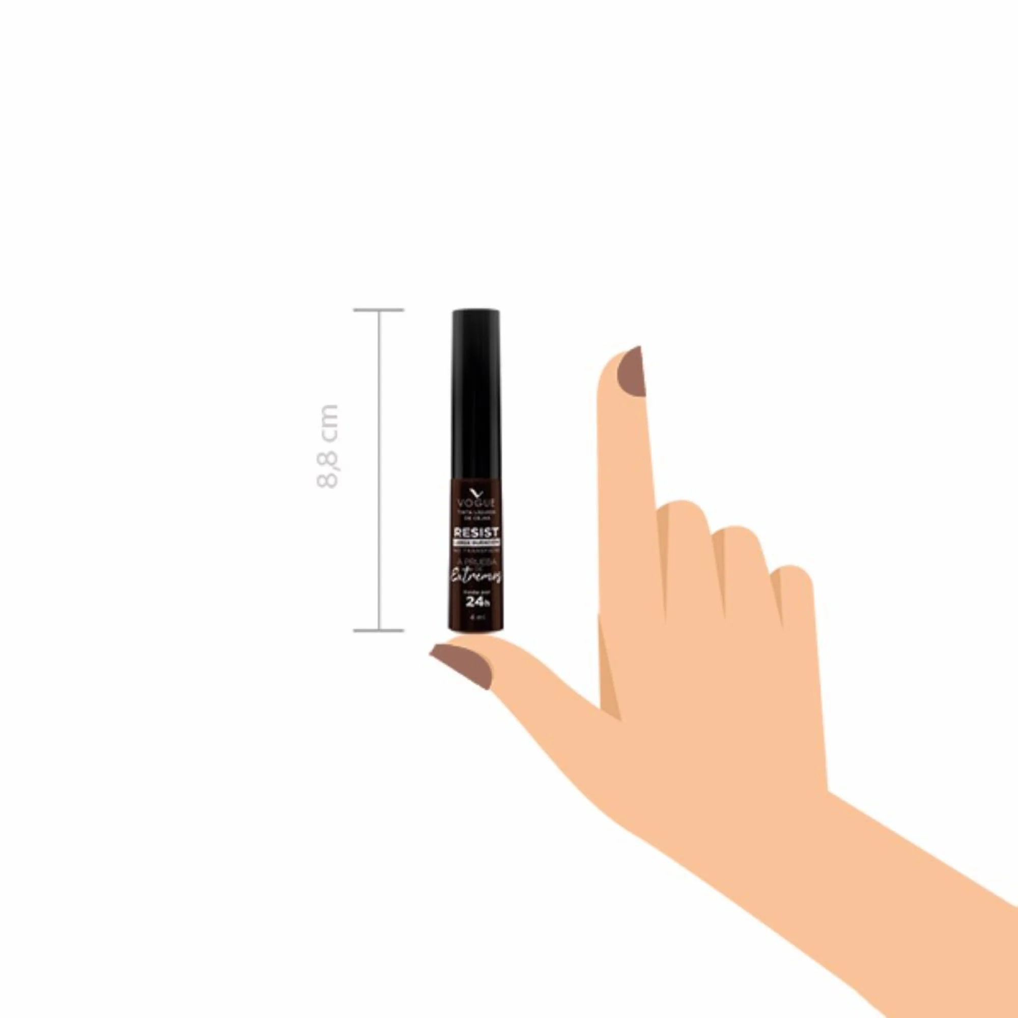 Tinta Para Cejas Vogue Liquida Resist Tono Café X 4Ml - Image 9