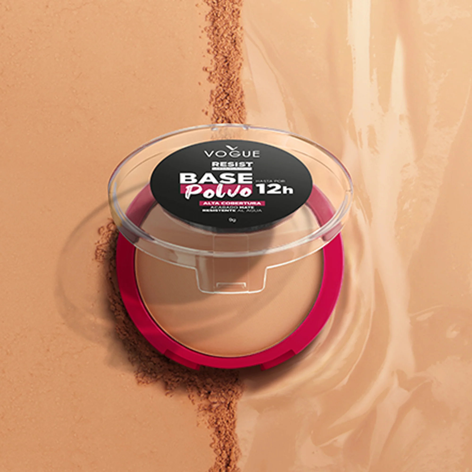 Base Vogue En Polvo Resist 12H Bronce X 9G - Image 2