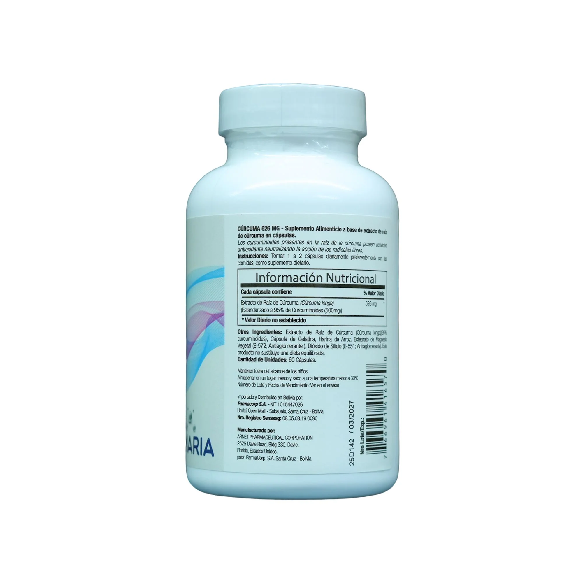 Cúrcuma 526Mg Amaria X 60 Cápsulas - Image 2