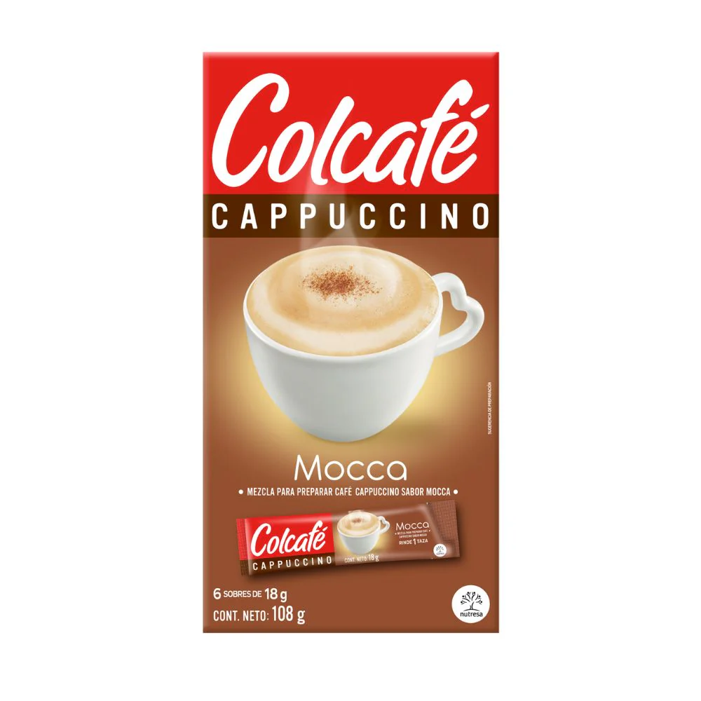 Mezcla Para Preparar Cappucino Colcafe Mocca X 108G