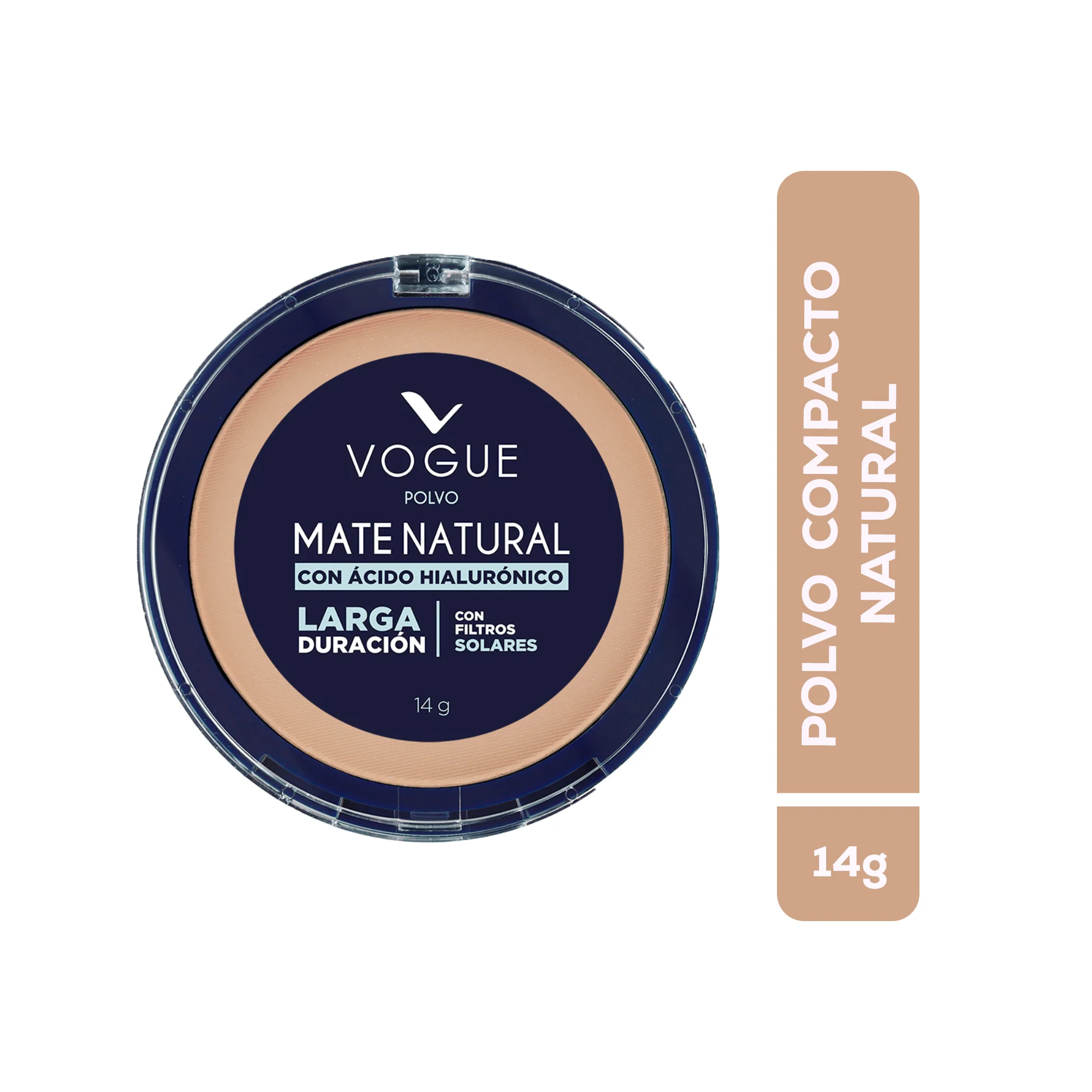Polvo Vogue Compacto Natural Natural X 14G