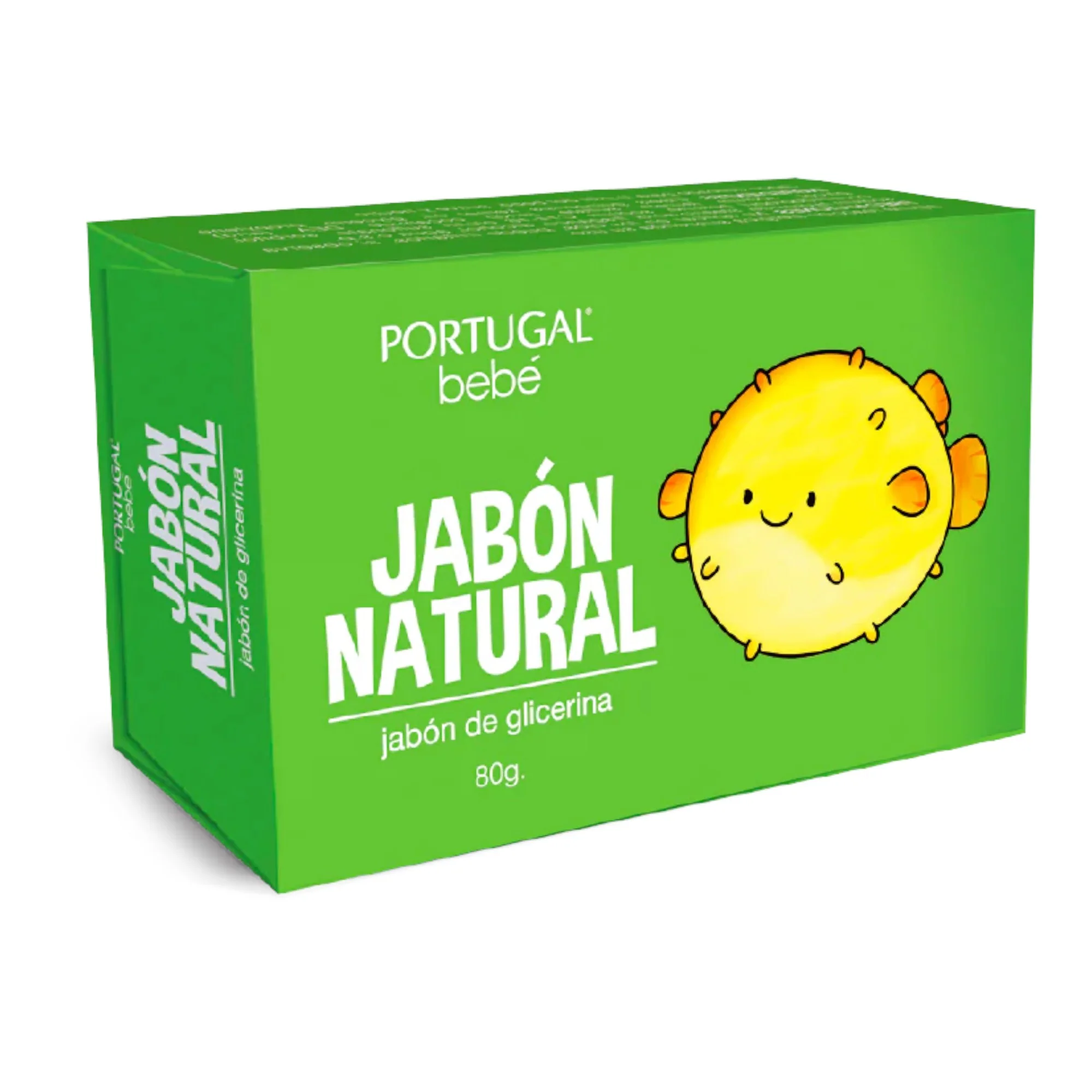 Jabón De Glicerina Portugal Bebé Natural X 80G