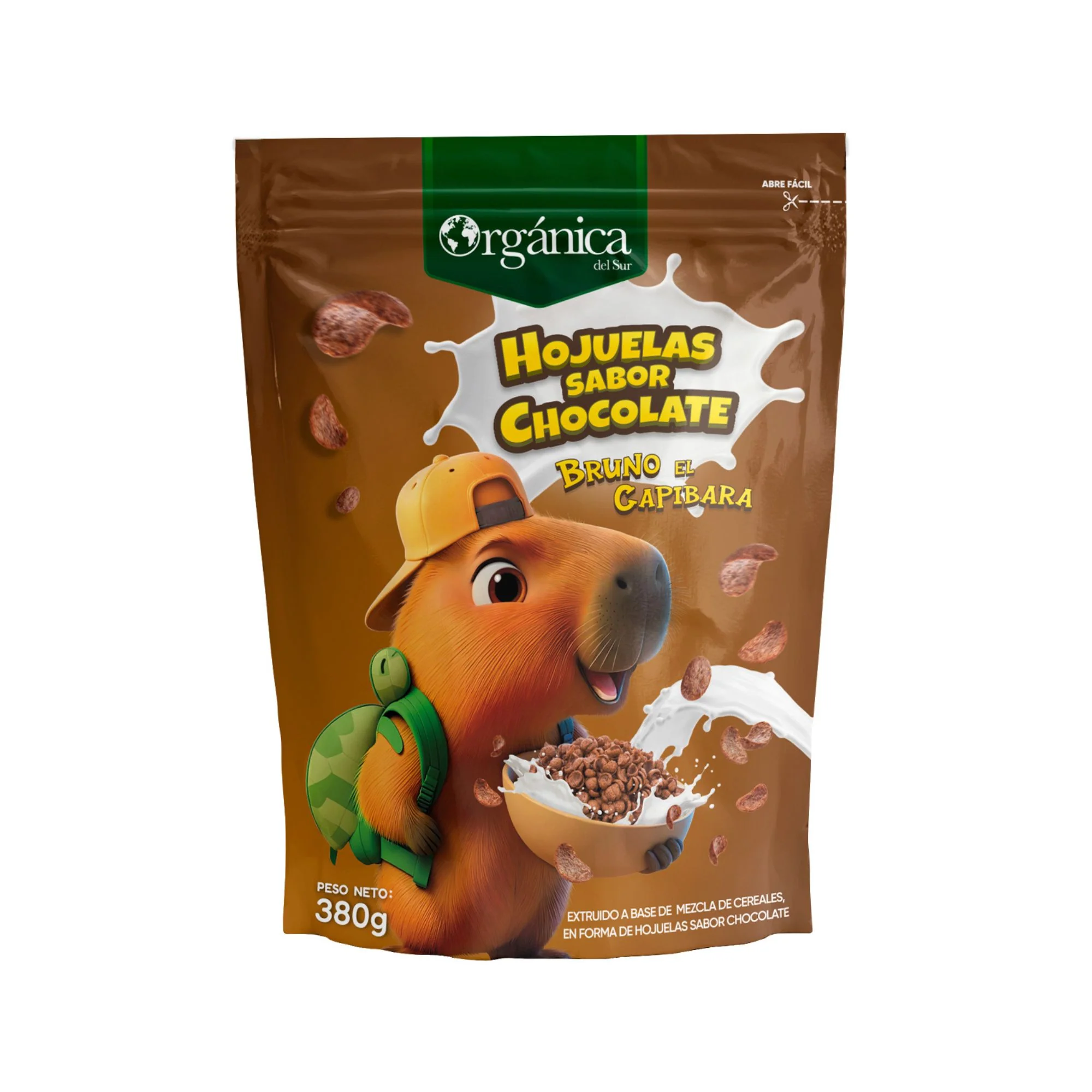 Cereal Hojuelas Orgánica Bolsa Chocolate X 380G