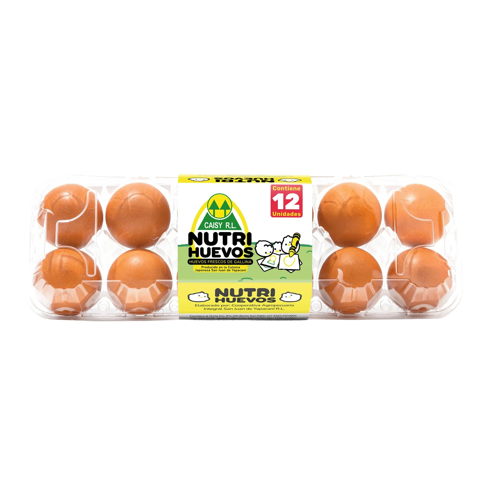 Huevos Caisy Nutrihuevos X 12 Unidades