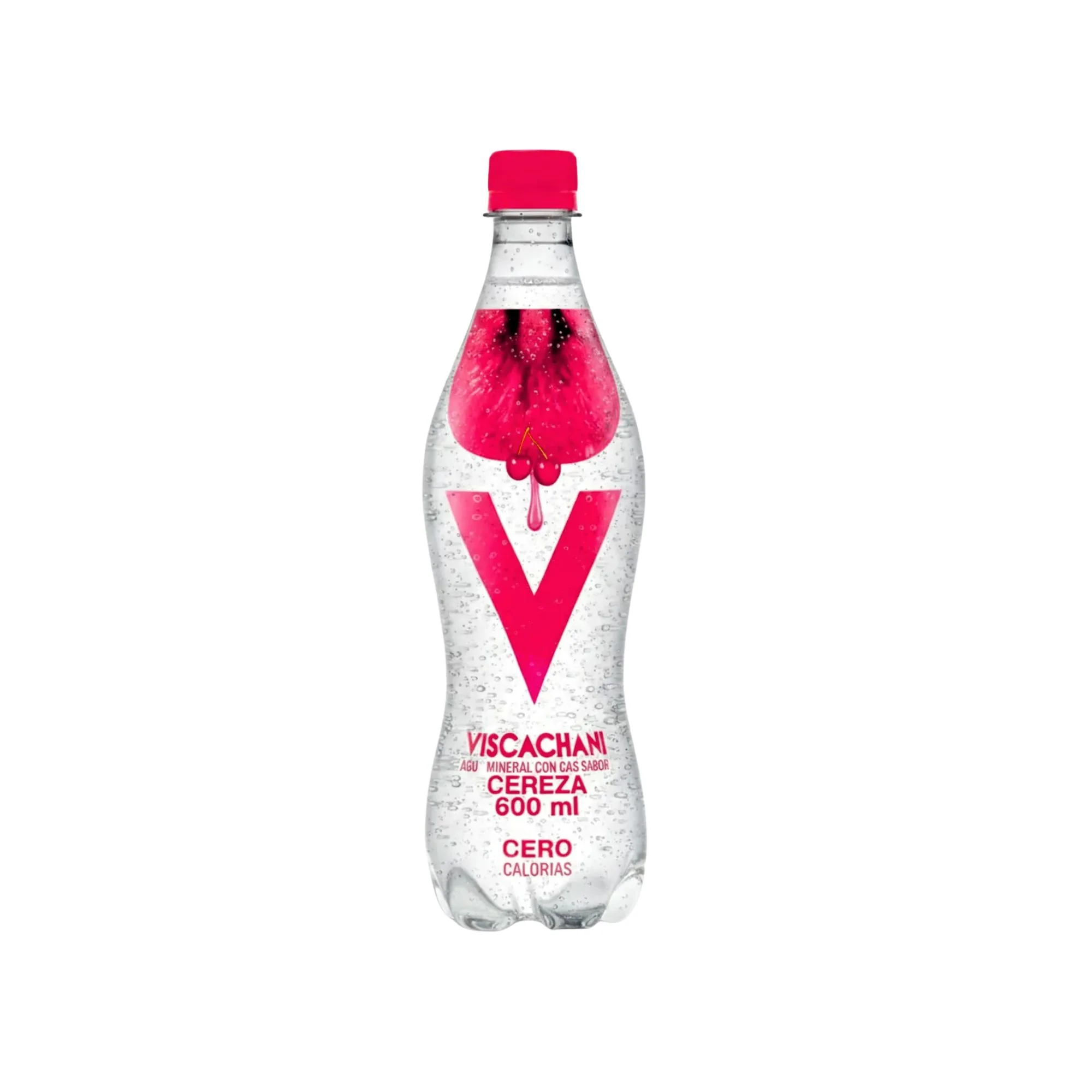 Agua Mineral Con Gas Viscachani Cereza X 600Ml
