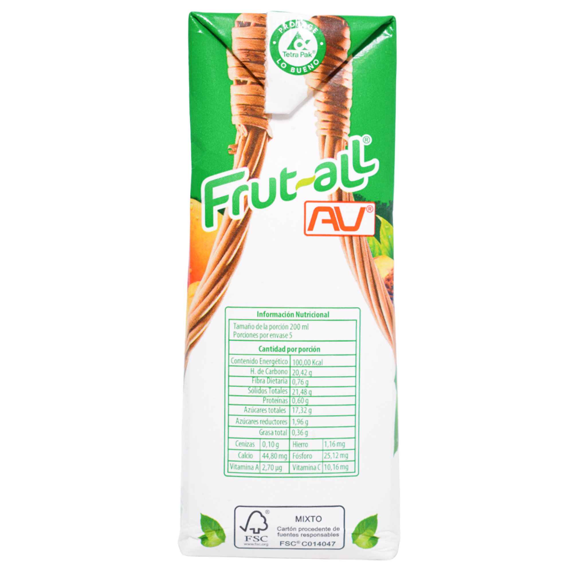 Néctar Frut-All Durazno X 1 L - Image 3