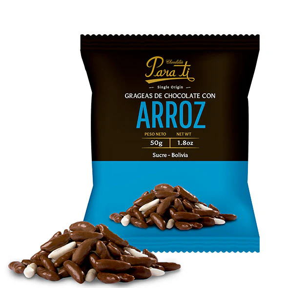 Para Ti Grageas De Chocolate Con Arroz X 50G