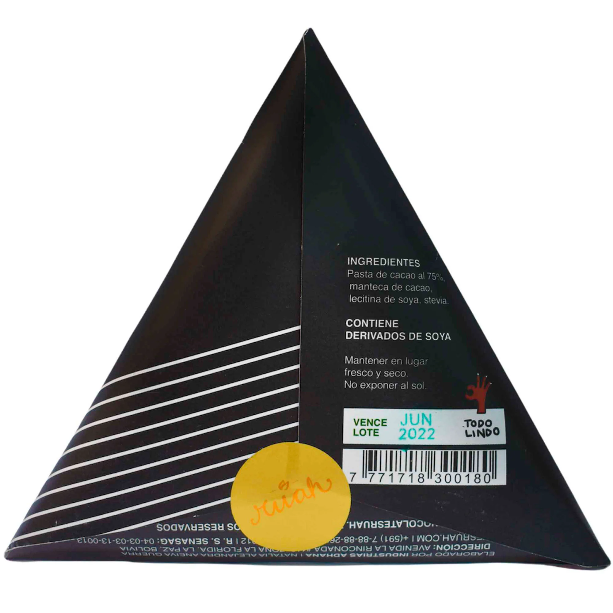 Ruat Fit Chocolate Amargo Al 75 Con Stevia X 58G - Image 2