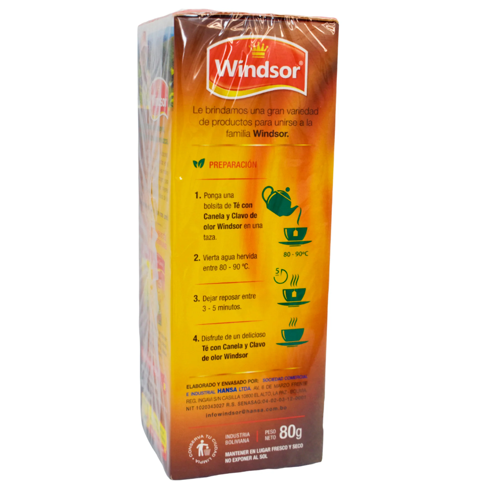 Té Windsor Con Canela Y Clavo De Olor X 50 Unidades - Image 3