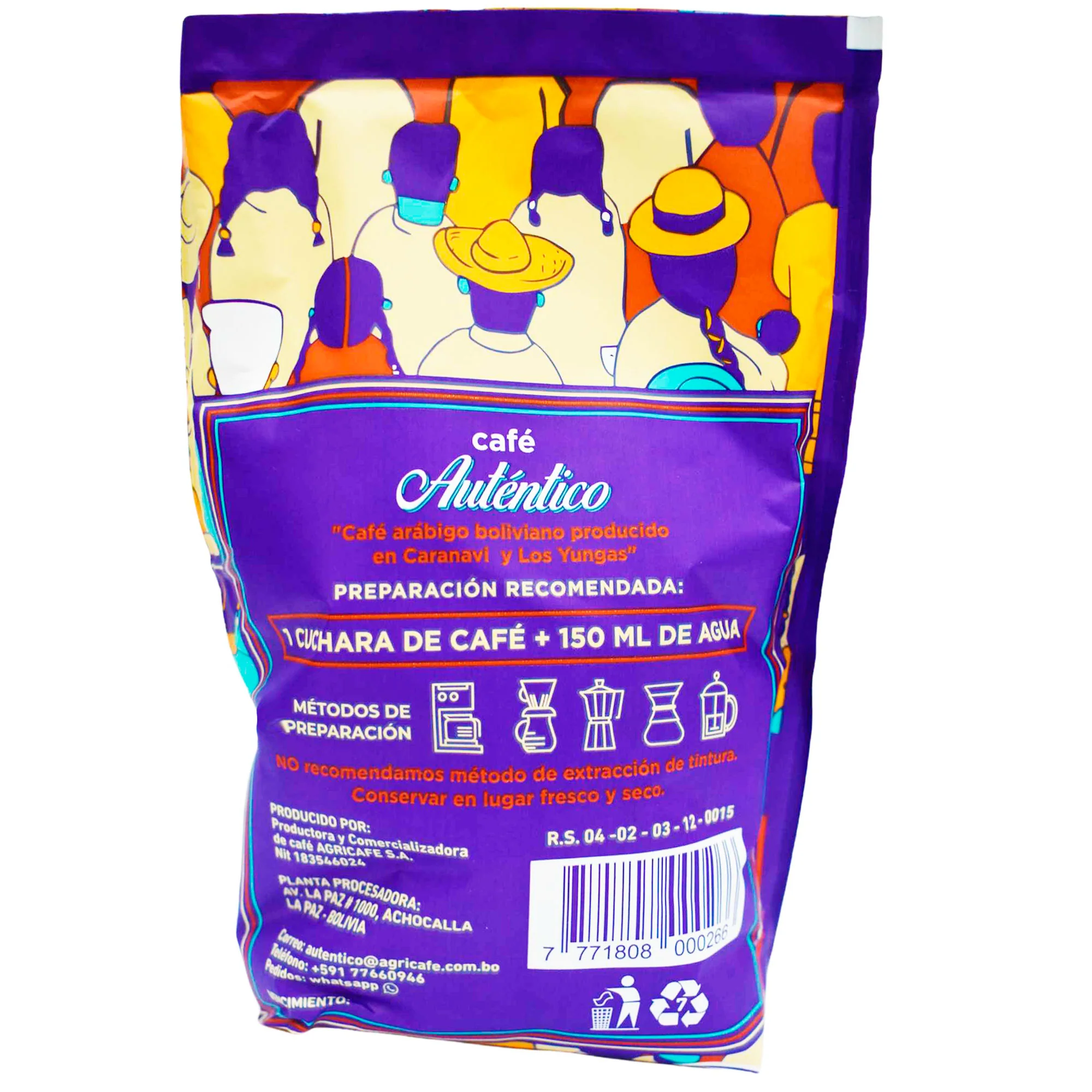 Café Buena Vista Auténtico Tostado Molido X 100G - Image 2