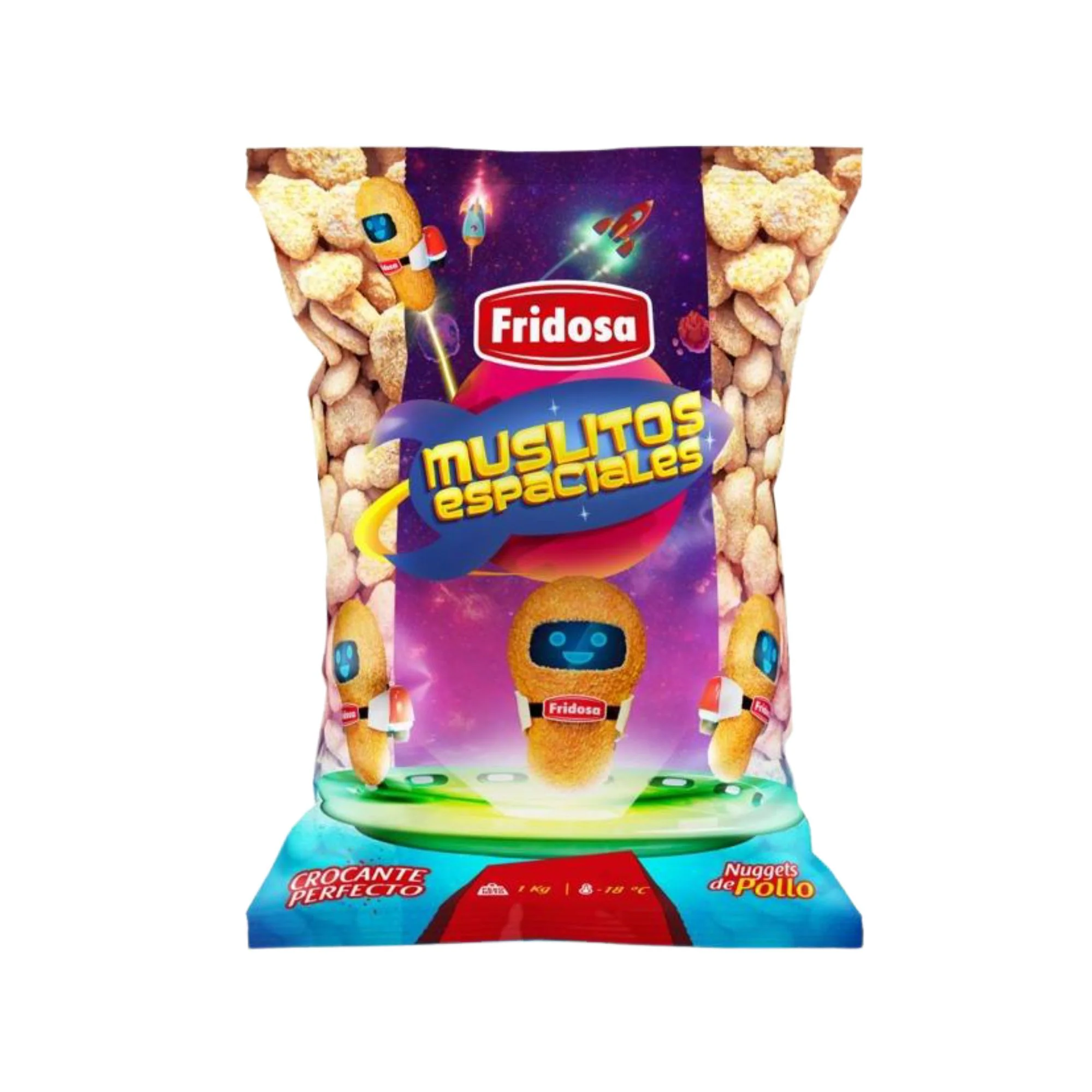 Muslitos Espaciales Fridosa Pollo X 1Kg