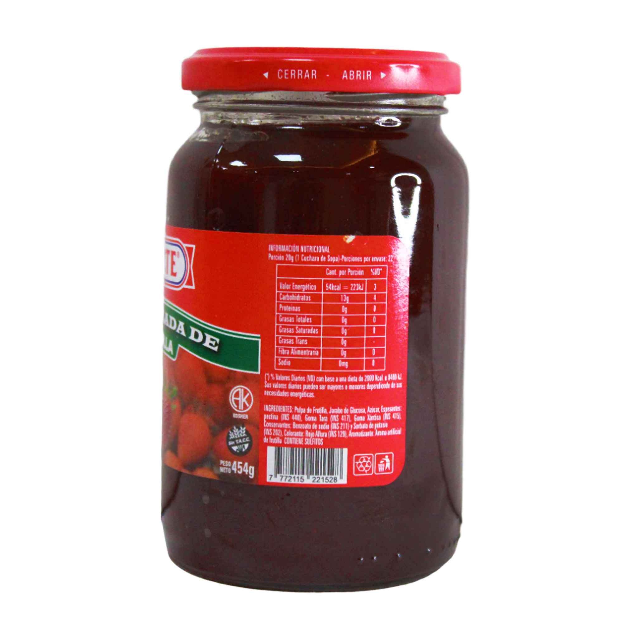 Mermelada Norte De Frutilla X 450G - Image 3