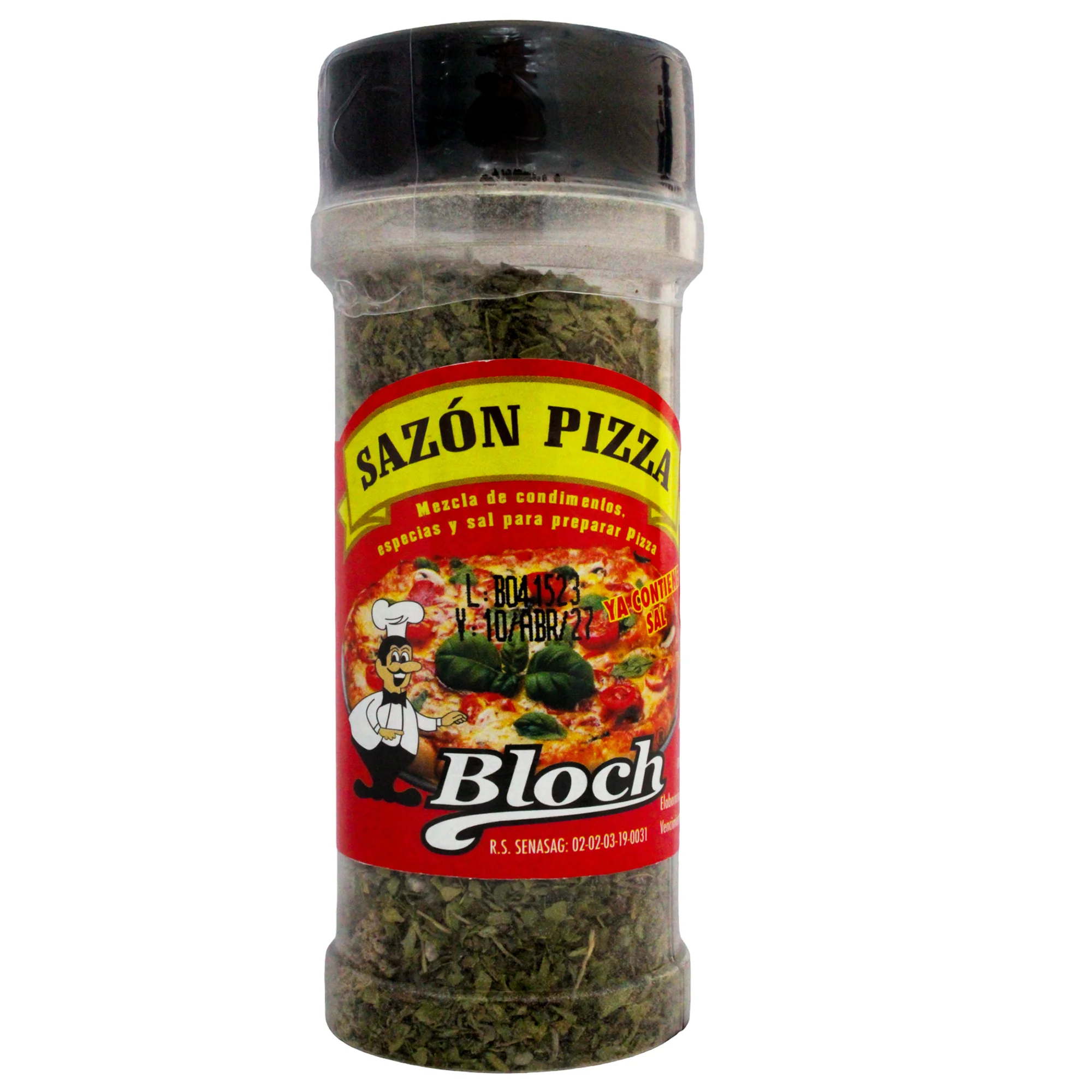 Sazón Pizza Bloch Frasco X 50G