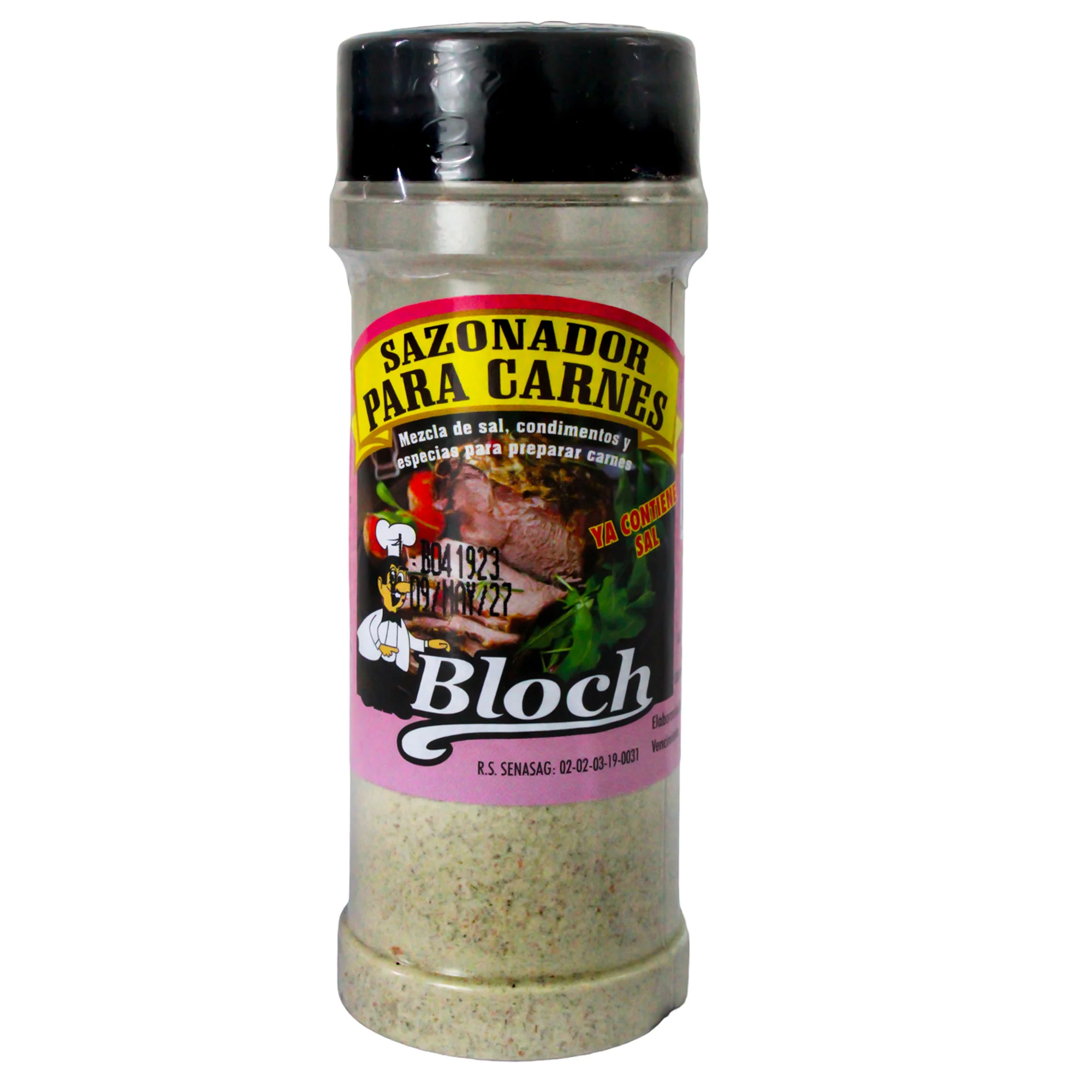 Sazonador Para Carnes Bloch Frasco X 90G