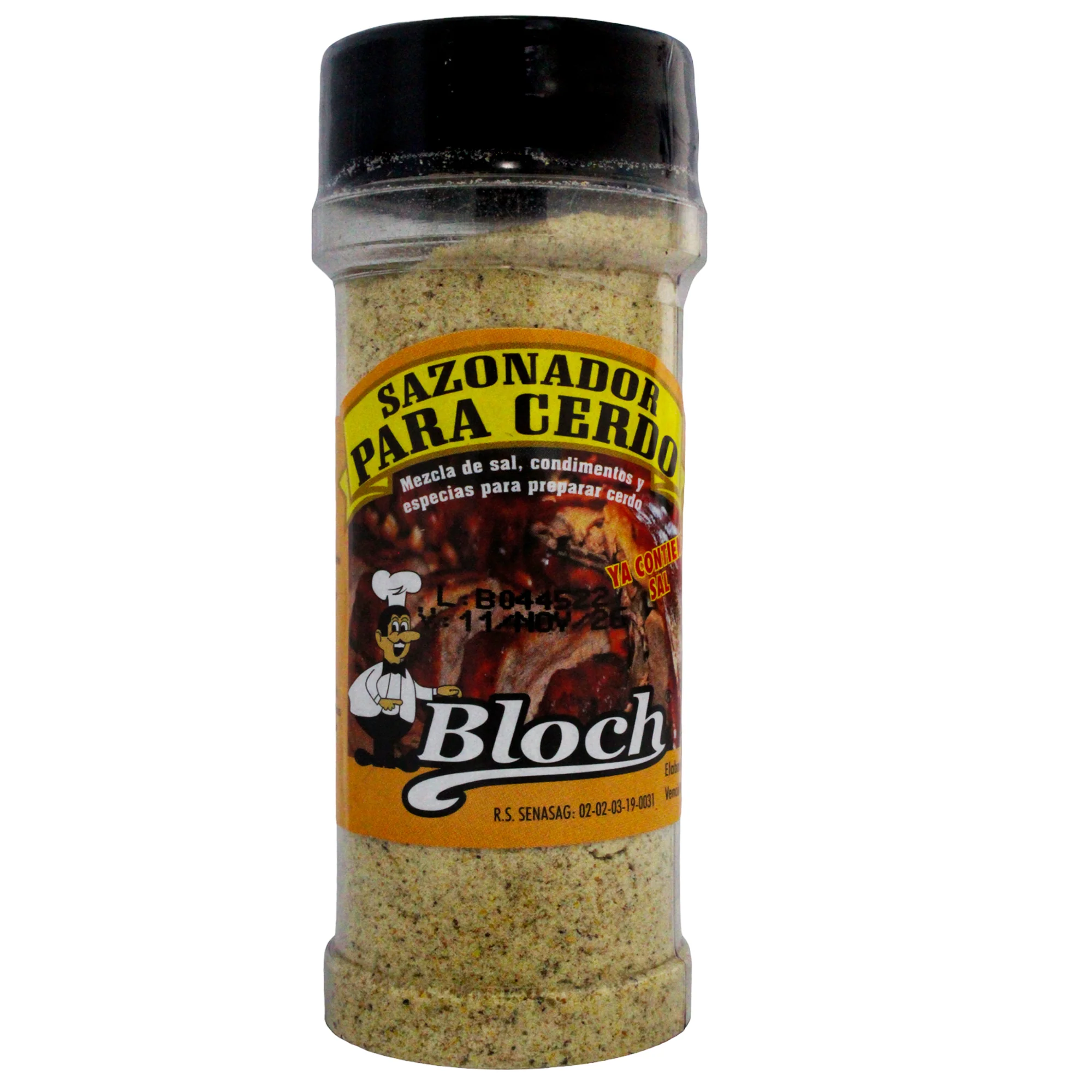 Sazonador Para Cerdo Bloch Frasco X 90G