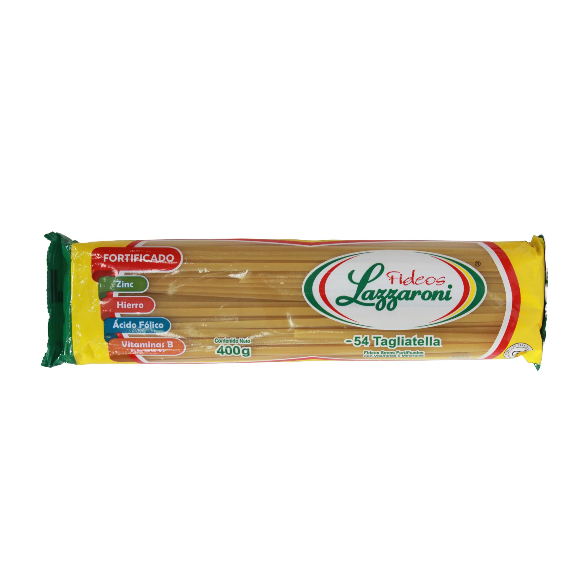 Pasta Lazzaroni Fideos Largo Tagliatelle X 400G