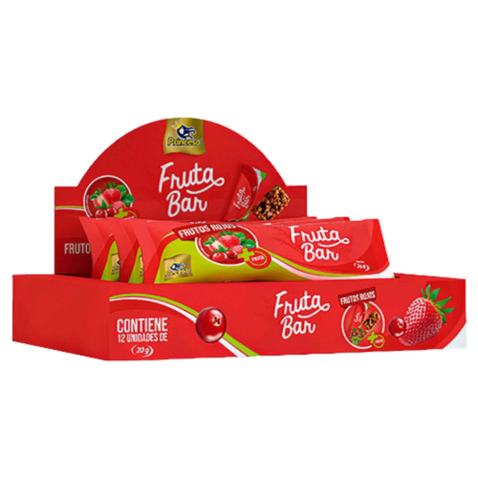 Barra De Cereal Princesa Frutabar Frutos Rojos X 20G - Image 2