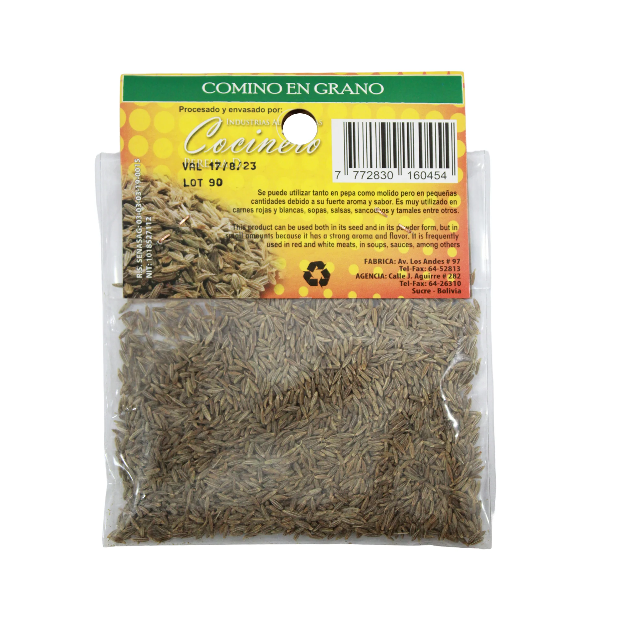 Comino Cocinero En Grano Bolsa X 30G - Image 2
