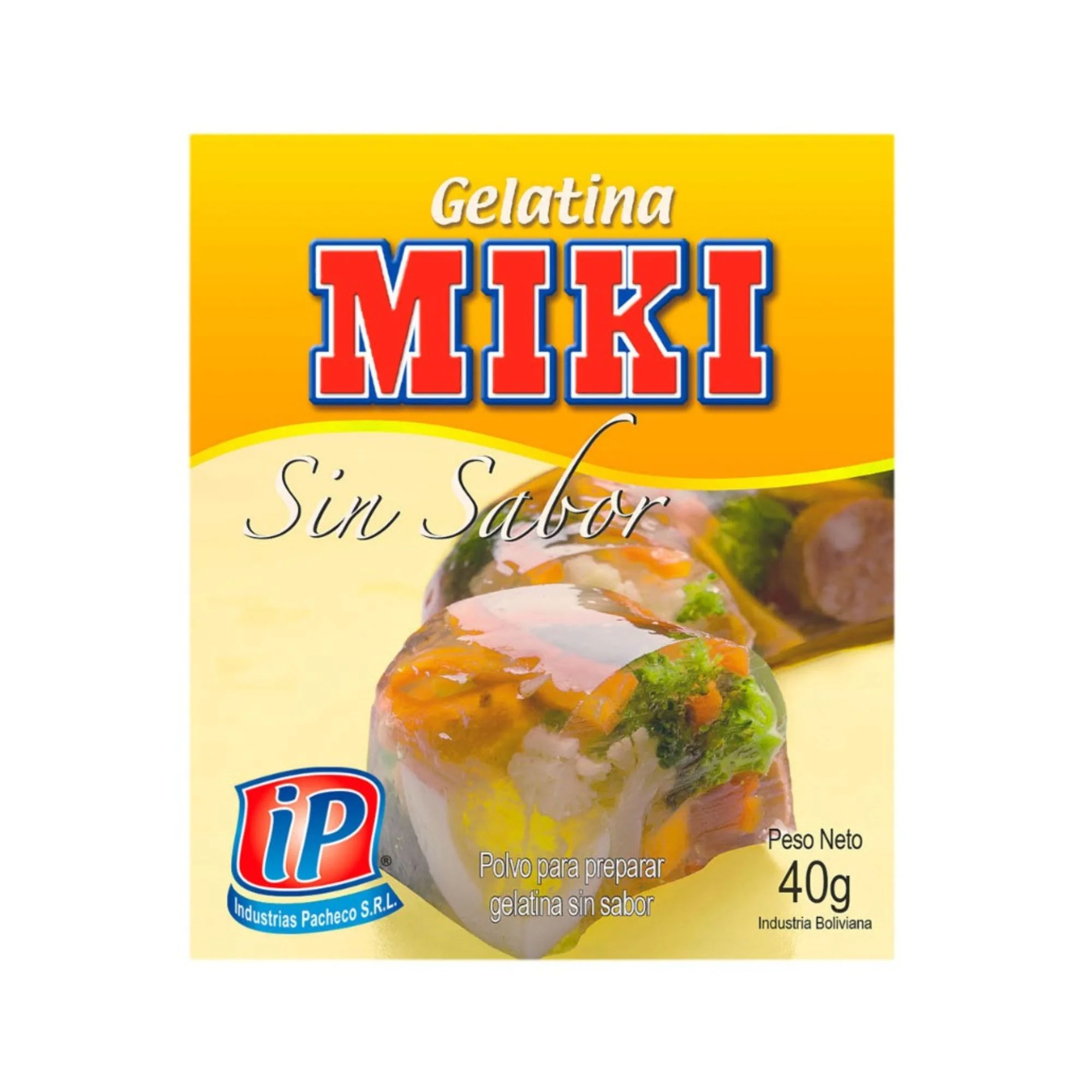 Gelatina Miki Sin Sabor X 40G