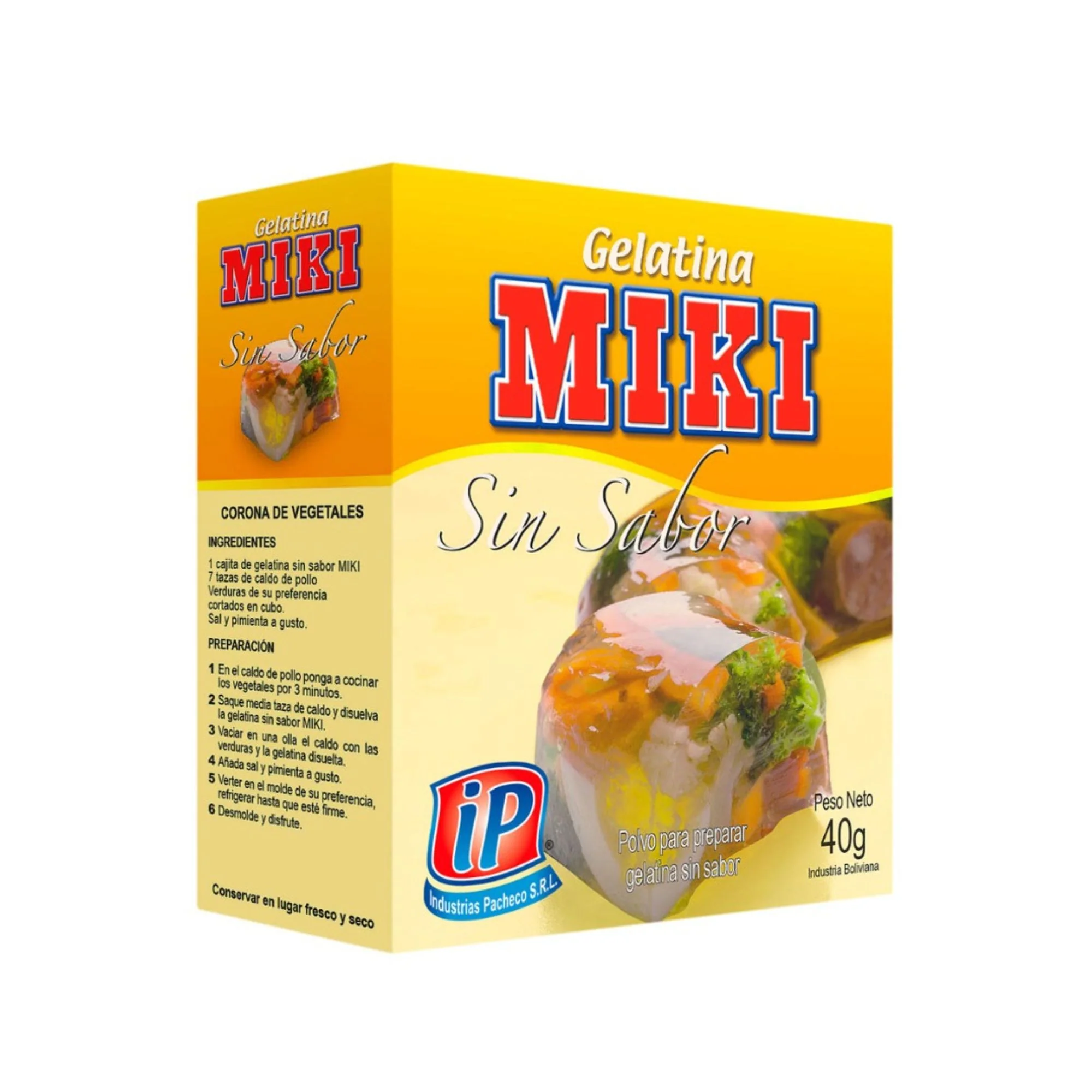 Gelatina Miki Sin Sabor X 40G - Image 2