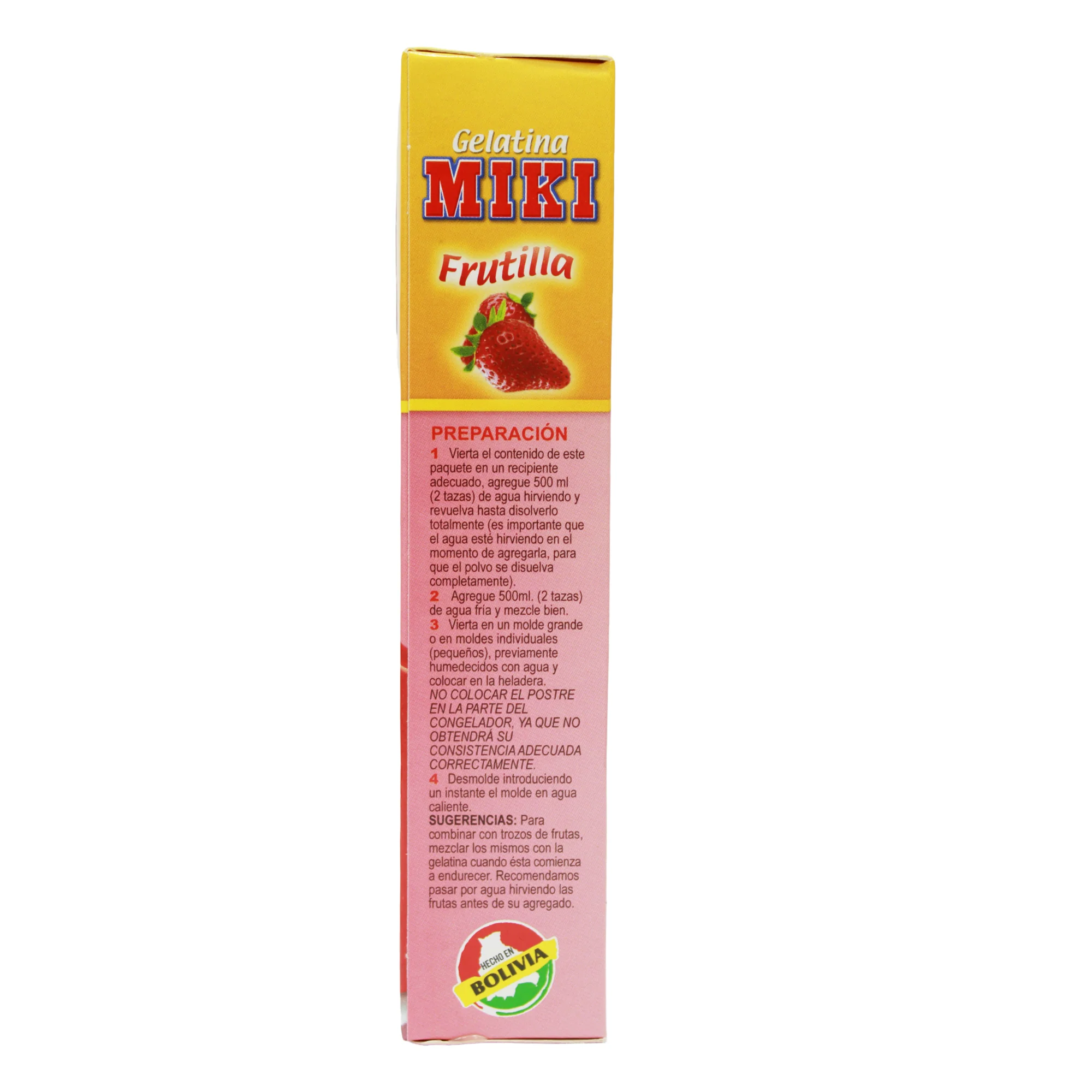 Gelatina Light Miki Sabor Frutilla X 25G - Image 3