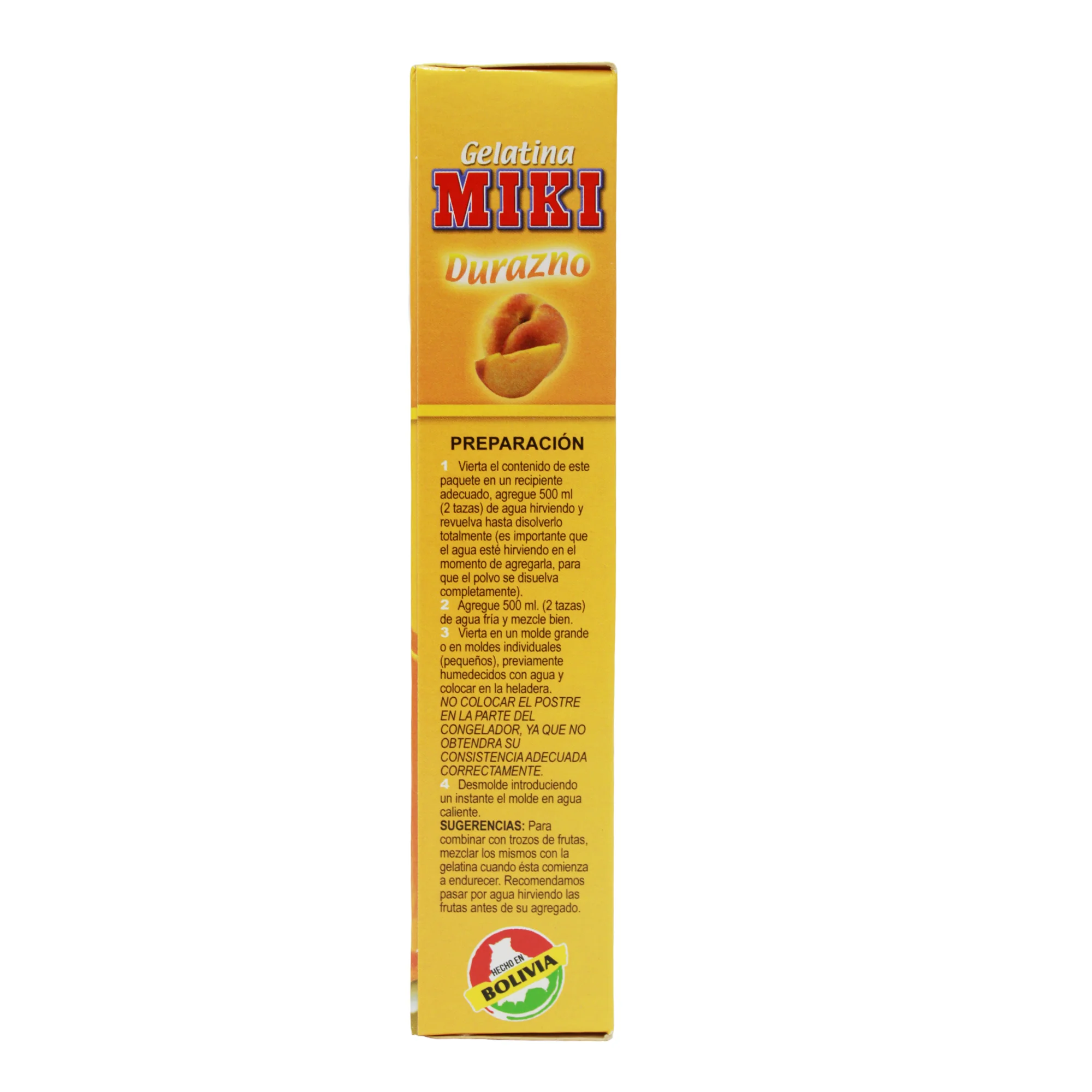 Gelatina Light Miki Sabor Durazno X 25G - Image 4