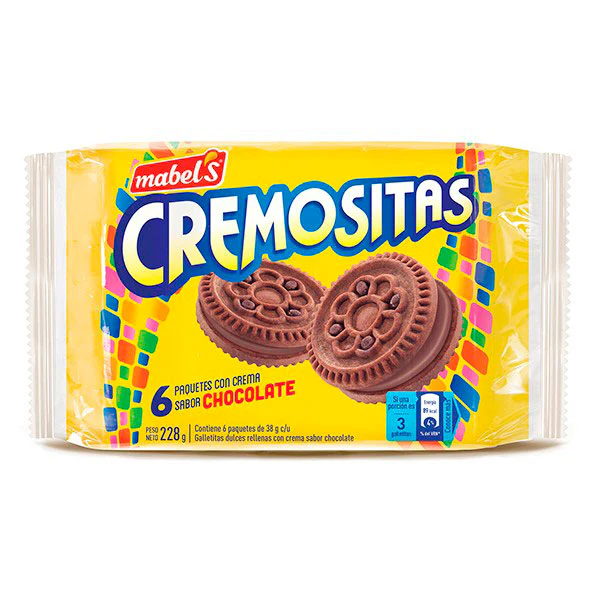 Cremositas Galleta Chocolate X 38G