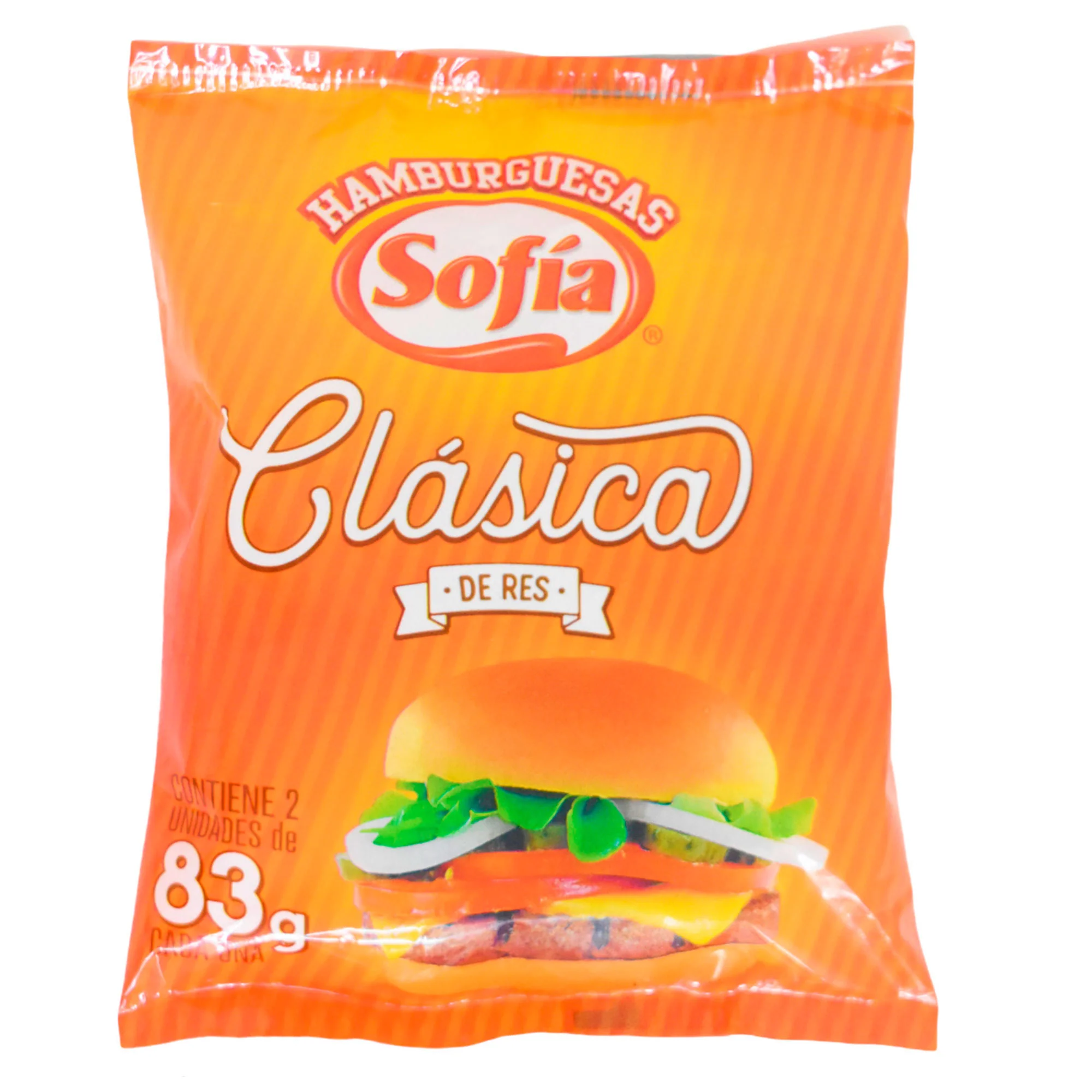 Hamburguesa Clásica Sofía Carne De Res 83G