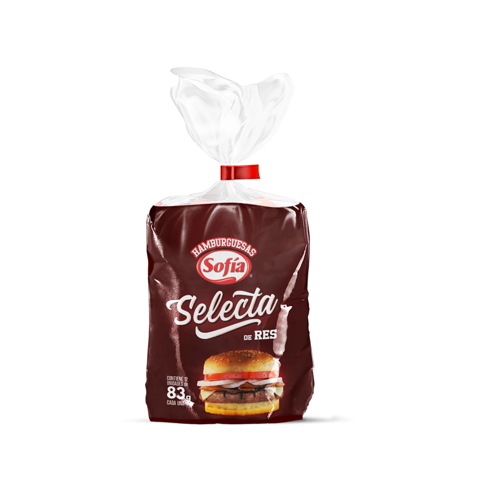 Hamburguesa Selecta De Res Sofía Tubo 12 Unidades