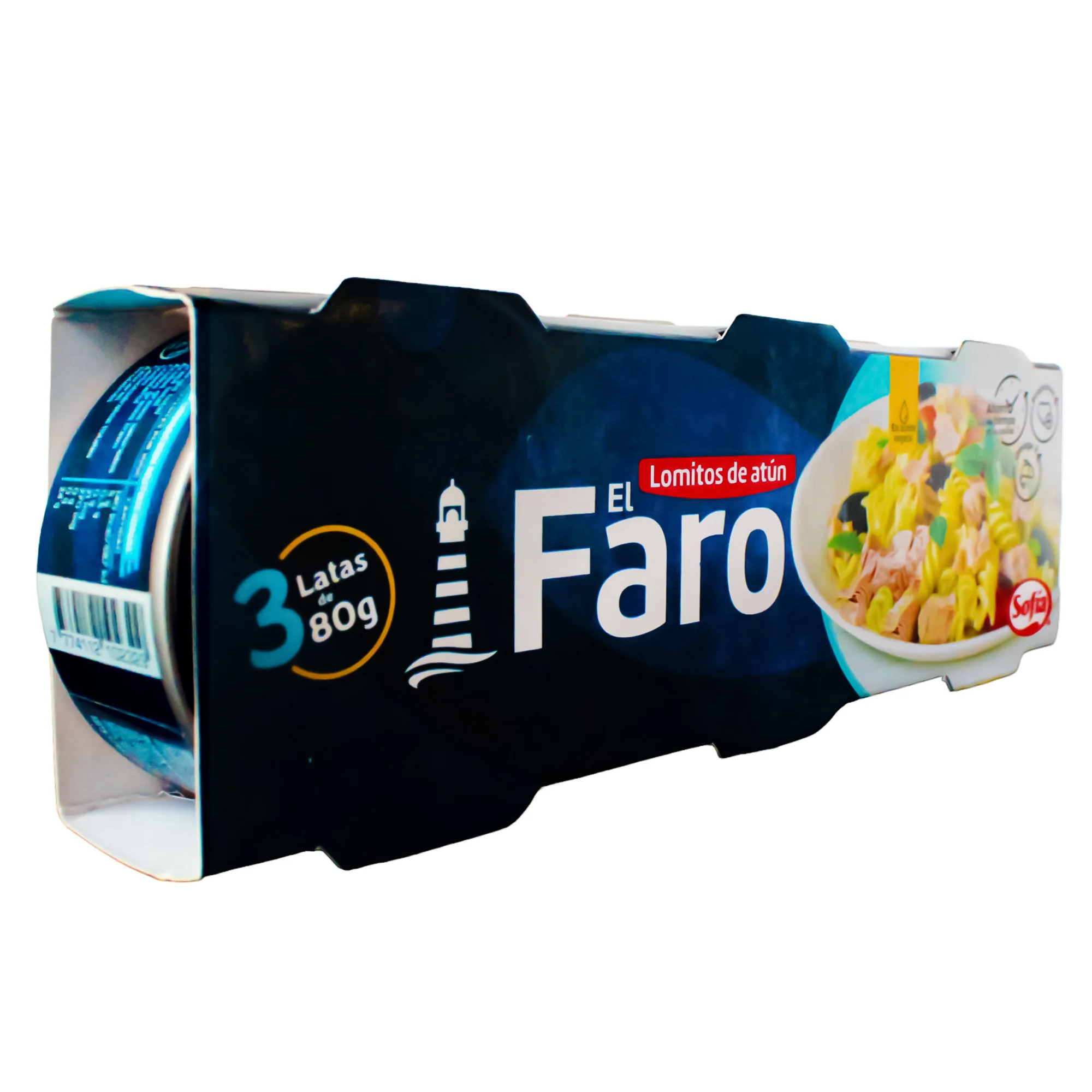 Lomito De Atún Sofía El Faro En Aceite Vegetal Pack 80G 3 Unidades - Image 3