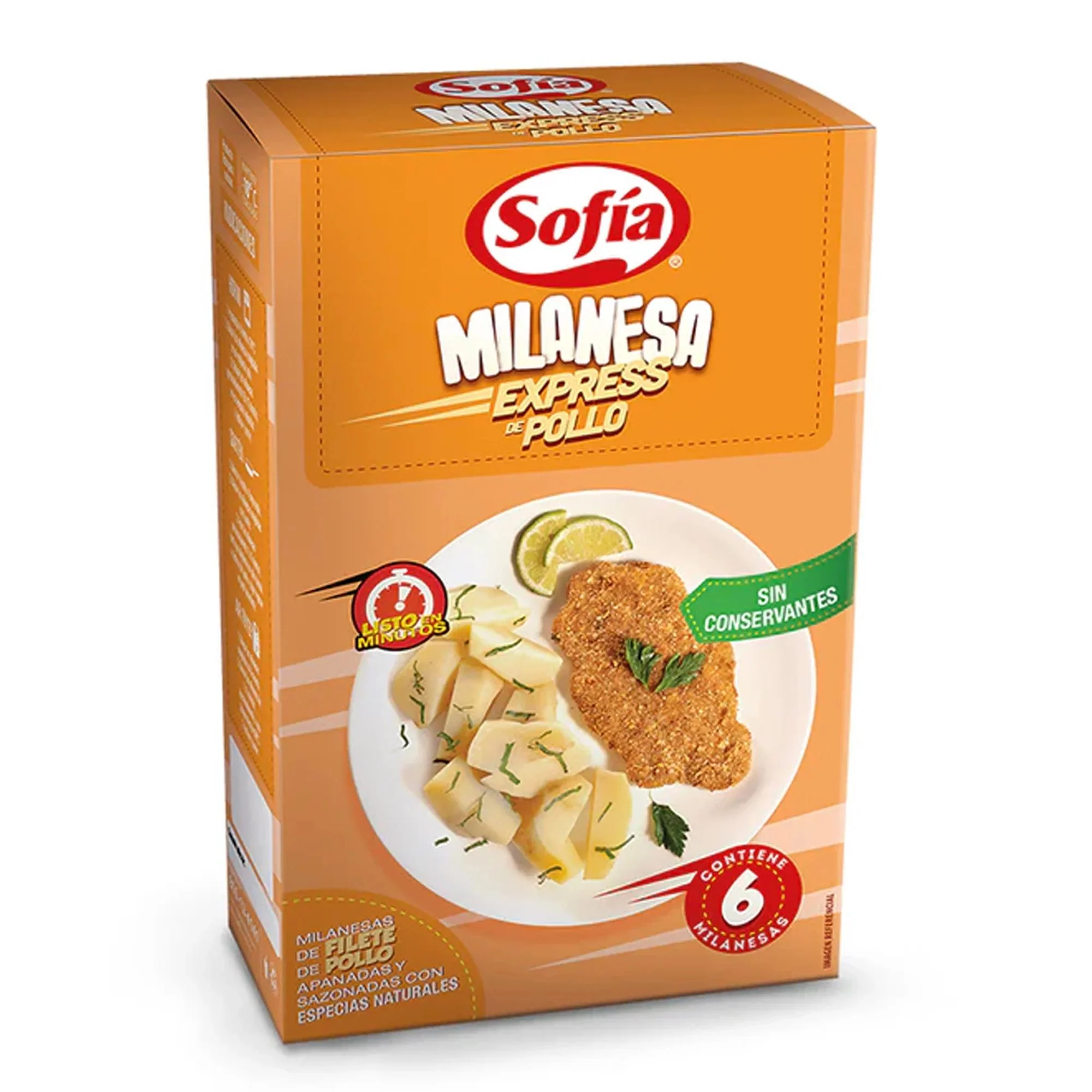 Milanesa Express De Pollo Sofía Caja 6 Unidades