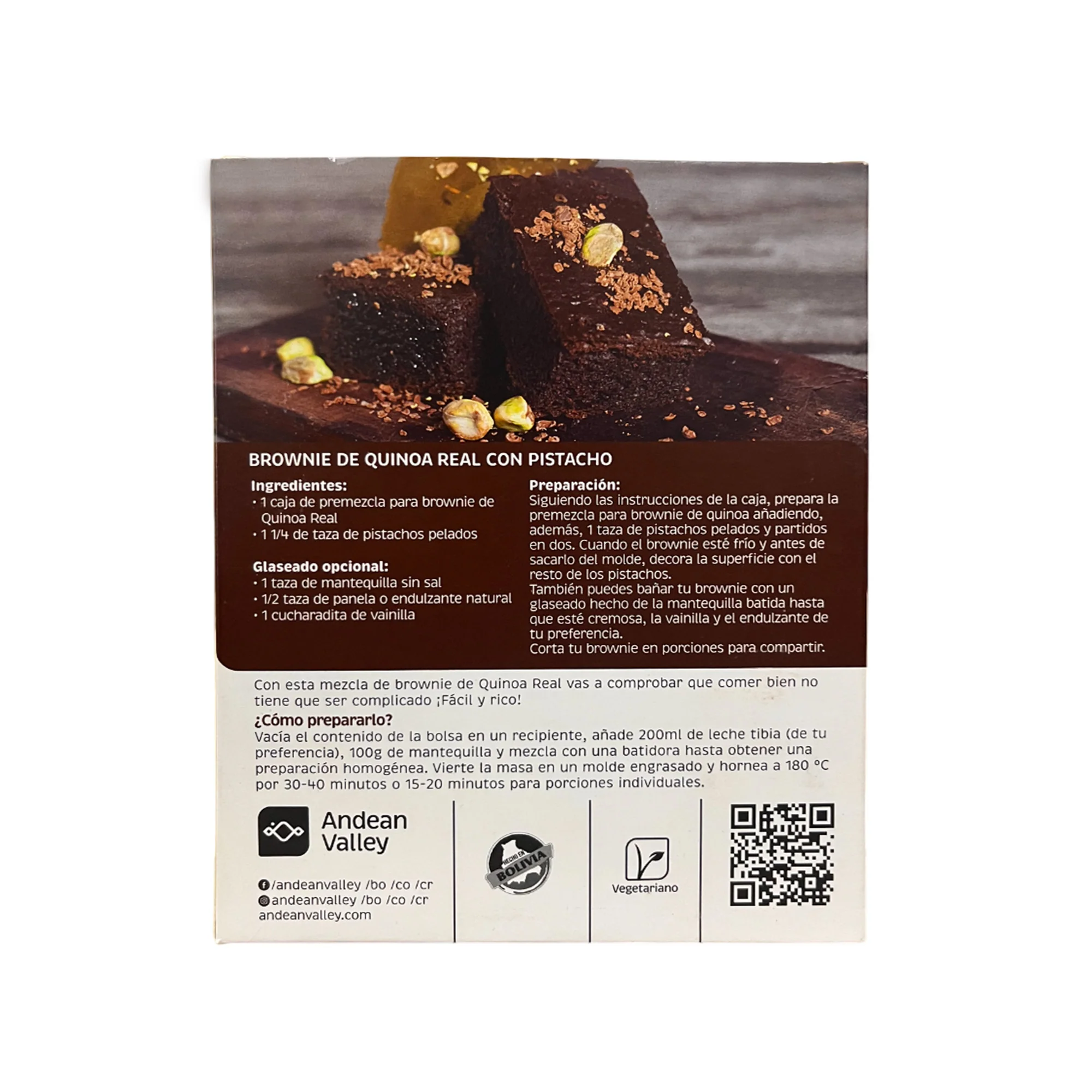 Brownie Andean Valley Mezcla En Polvo X 270G - Image 2