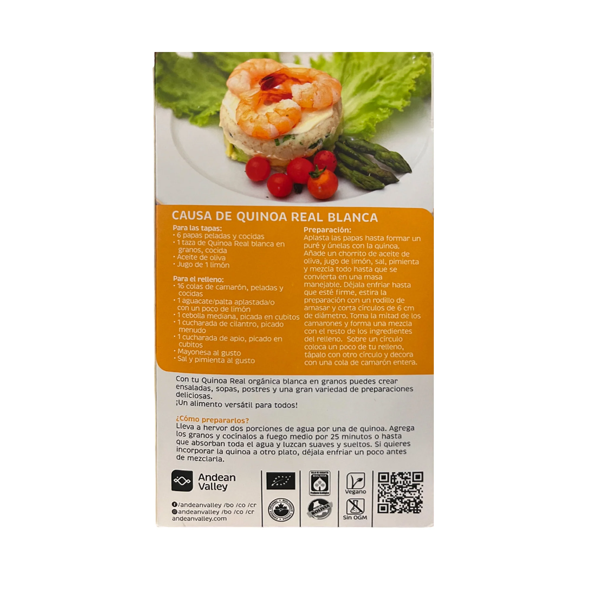 Quinoa Real Andean Valley Grano Blanco X 400G - Image 2