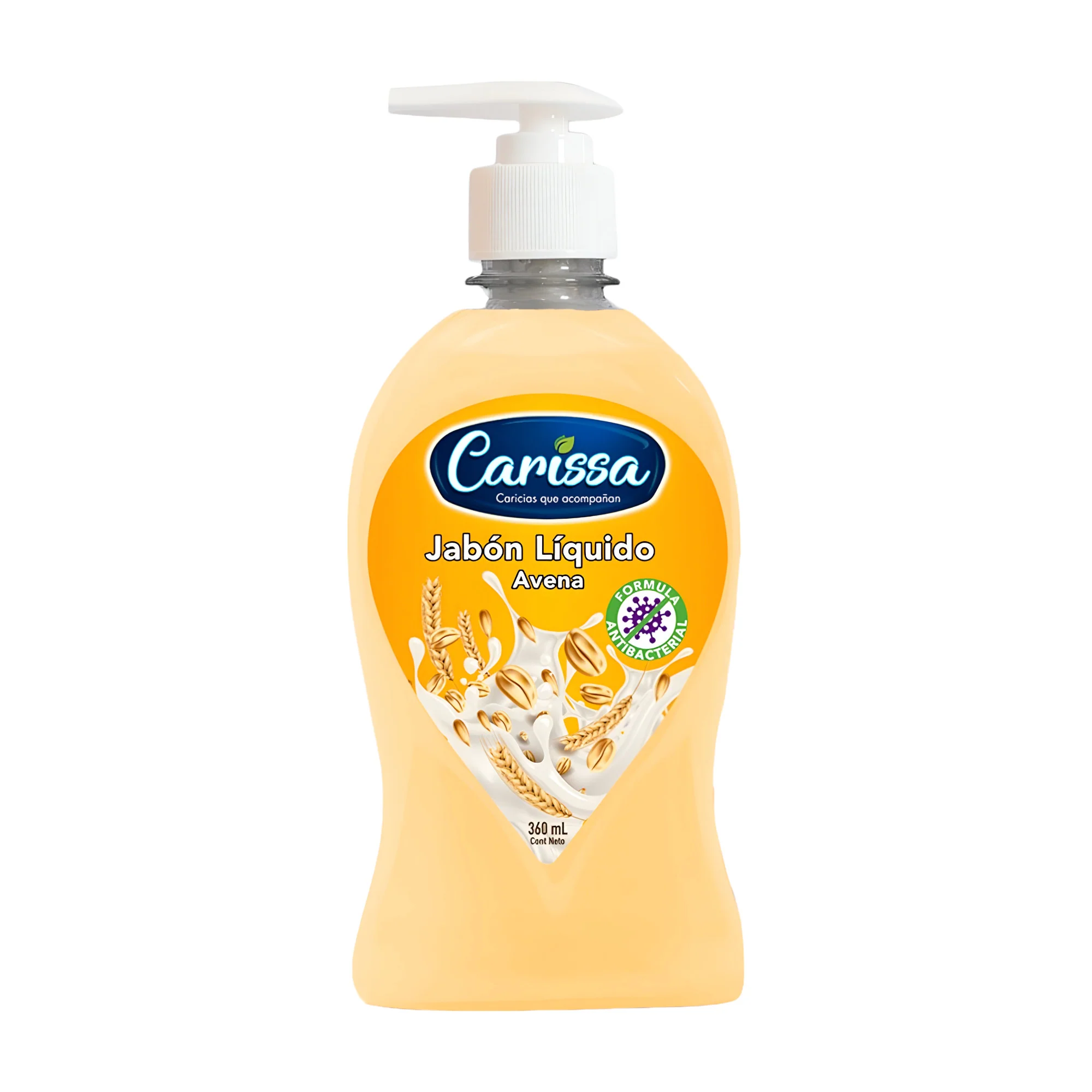 Jabón Liquido Carissa Avena Con Dosificador X 360Ml