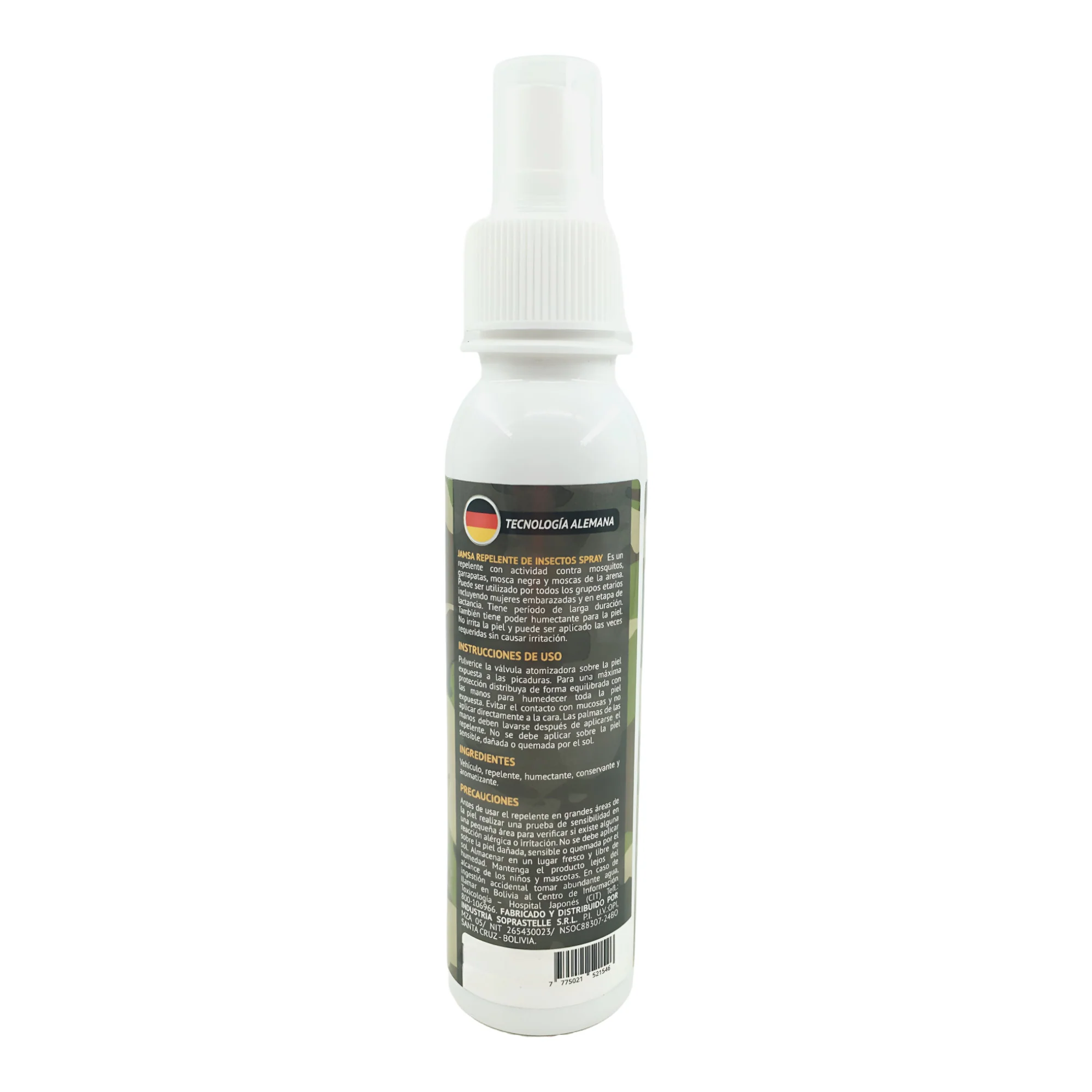 Repelente De Insectos Jamsa Spray Citronela Hombre X 125Ml - Image 2