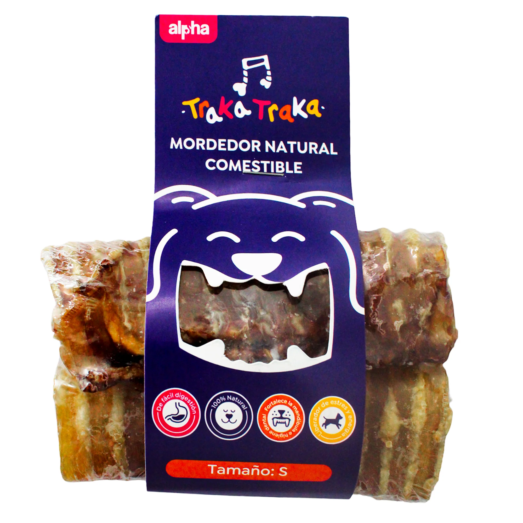 Snack Para Perro Tráqueas De Res Deshidratadas Dureza Media X 2 Piezas